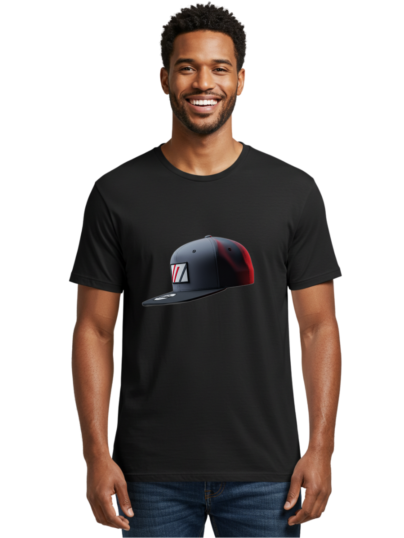 W-Logo-Baseball-Cap Men'S Graphic Tee, 100% Cotton, Comfortable Casual Summer Wear, Machine Washable, Baseball Cap With Logo, Black And Red Cap, Sporty Hat, Stylish Cap, Vl Emblem, Fashion Accessory, Casual Wear, Streetwear Bad907 24