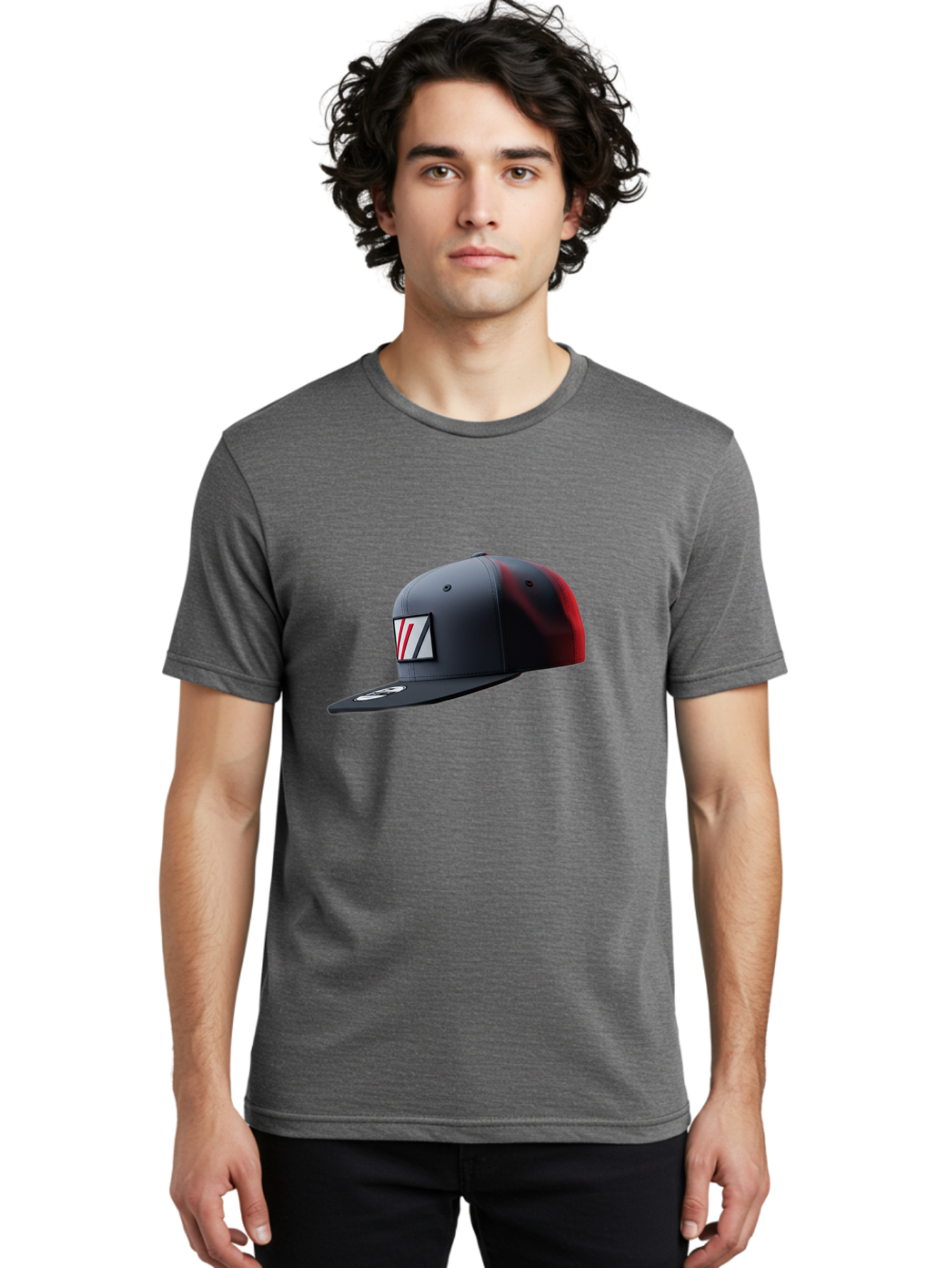 W-Logo-Baseball-Cap Men'S Graphic Tee, 100% Cotton, Comfortable Casual Summer Wear, Machine Washable, Baseball Cap With Logo, Black And Red Cap, Sporty Hat, Stylish Cap, Vl Emblem, Fashion Accessory, Casual Wear, Streetwear Bad907 28