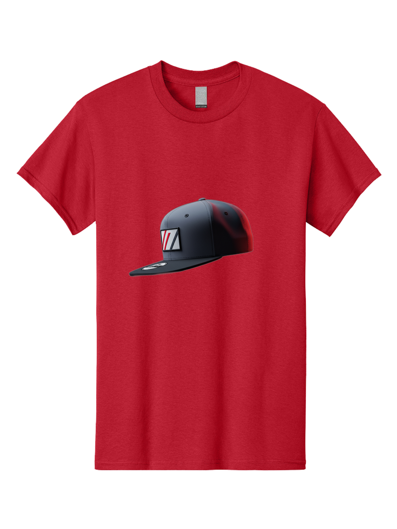 W-Logo-Baseball-Cap Men'S Graphic Tee, 100% Cotton, Comfortable Casual Summer Wear, Machine Washable, Baseball Cap With Logo, Black And Red Cap, Sporty Hat, Stylish Cap, Vl Emblem, Fashion Accessory, Casual Wear, Streetwear Bad907 2