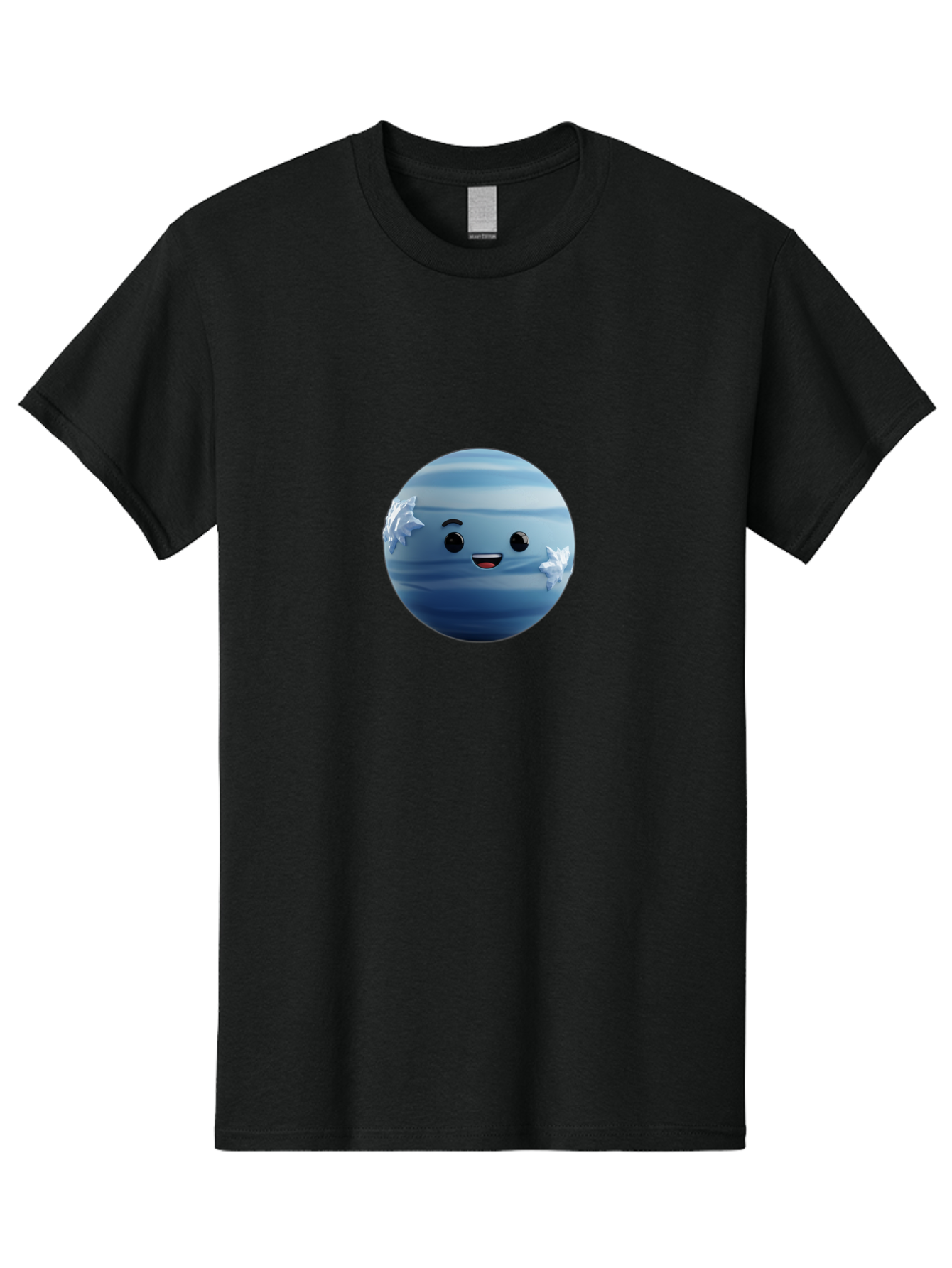 Water-Emoji Men'S Graphic Tee, 100% Cotton, Comfortable Casual Summer Wear, Machine Washable, Blue Water Droplet, Smiling Face, Cartoon Character, Cute Emoji, Playful Design, Fun Illustration, Smiling Water, Water Symbol Bad909 7