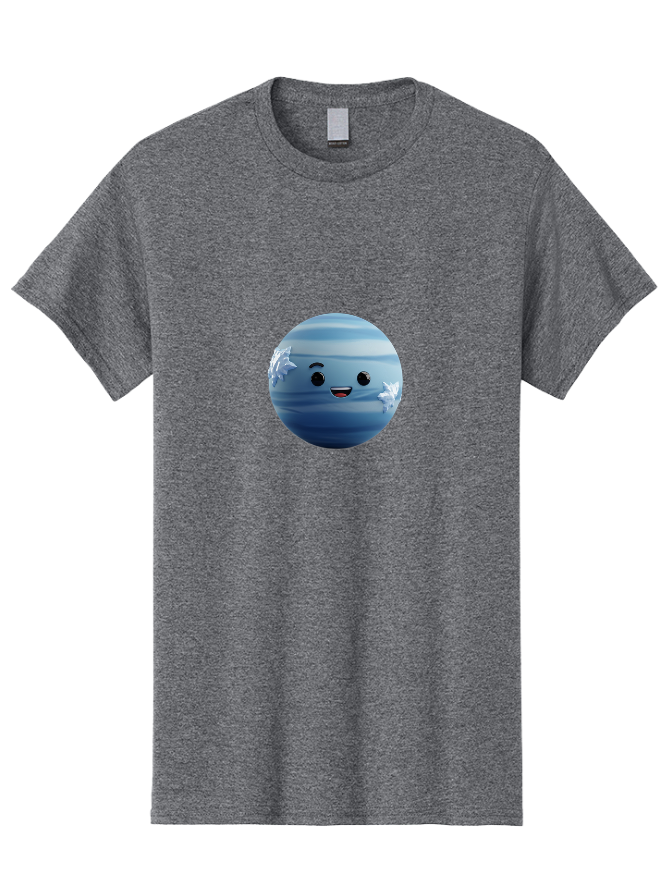 Water-Emoji Men'S Graphic Tee, 100% Cotton, Comfortable Casual Summer Wear, Machine Washable, Blue Water Droplet, Smiling Face, Cartoon Character, Cute Emoji, Playful Design, Fun Illustration, Smiling Water, Water Symbol Bad909 12