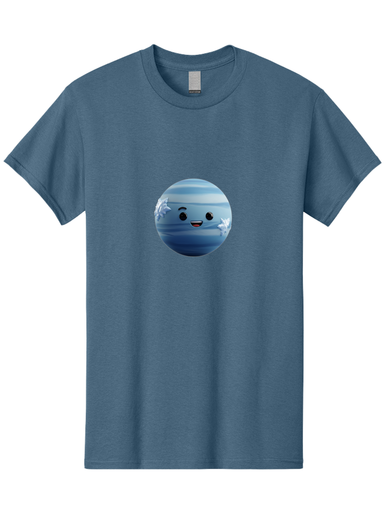 Water-Emoji Men'S Graphic Tee, 100% Cotton, Comfortable Casual Summer Wear, Machine Washable, Blue Water Droplet, Smiling Face, Cartoon Character, Cute Emoji, Playful Design, Fun Illustration, Smiling Water, Water Symbol Bad909 13