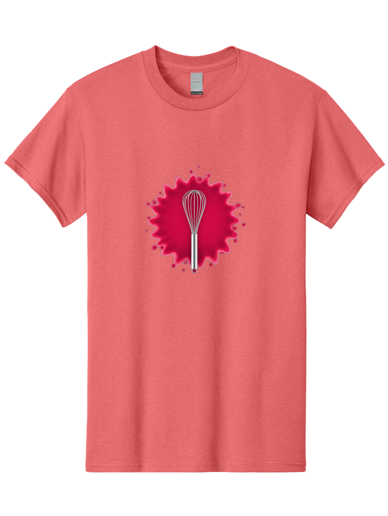 Whisk-1 Men'S Graphic Tee, 100% Cotton, Comfortable Casual Summer Wear, Machine Washable, Cooking Utensil, Kitchen Tool, Stainless Steel Whisk, Mixing, Blending, Recipe, Baking, Sweet Treats, Culinary, Cooking Essentials Bad912 3