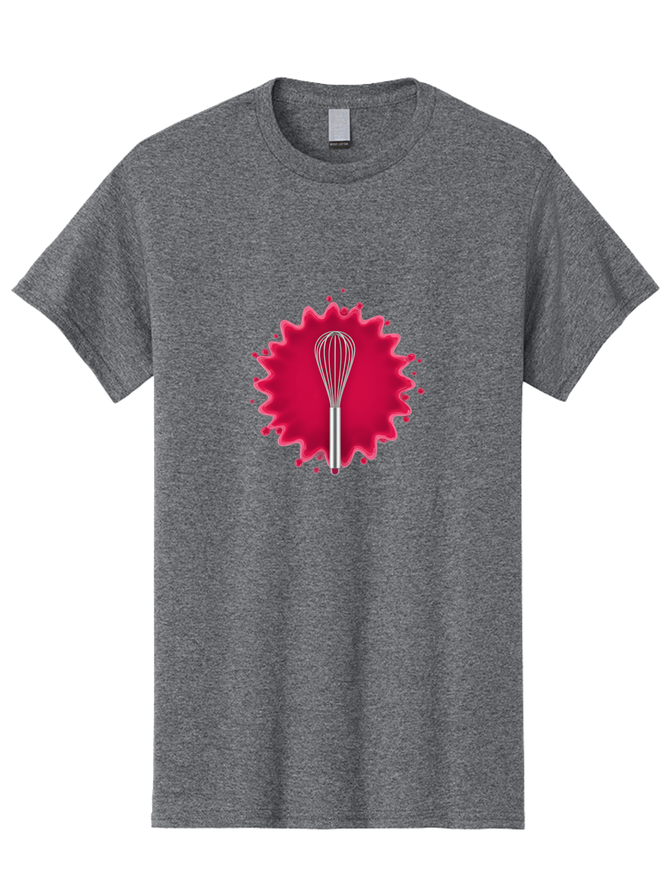 Whisk-1 Men'S Graphic Tee, 100% Cotton, Comfortable Casual Summer Wear, Machine Washable, Cooking Utensil, Kitchen Tool, Stainless Steel Whisk, Mixing, Blending, Recipe, Baking, Sweet Treats, Culinary, Cooking Essentials Bad912 10