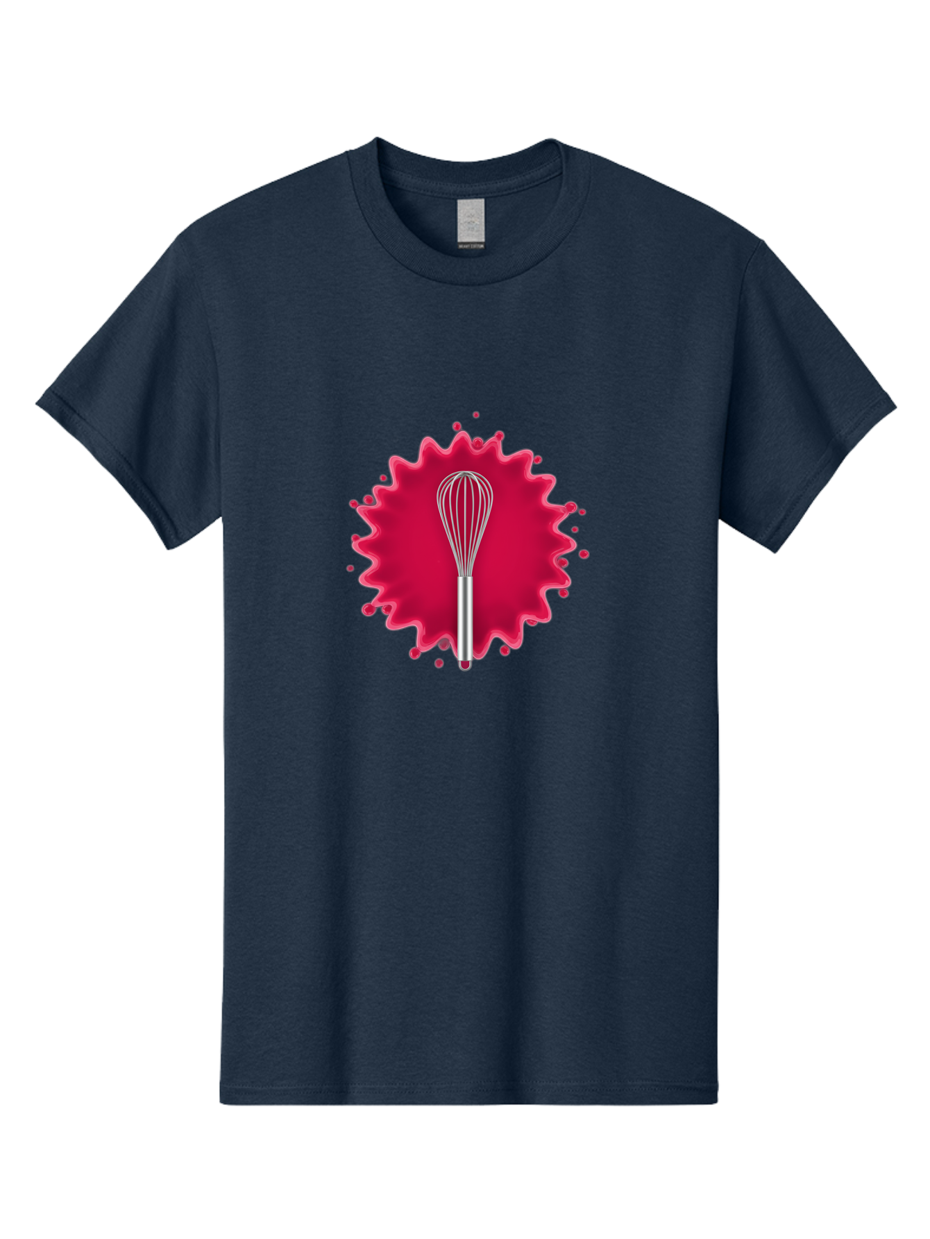 Whisk-1 Men'S Graphic Tee, 100% Cotton, Comfortable Casual Summer Wear, Machine Washable, Cooking Utensil, Kitchen Tool, Stainless Steel Whisk, Mixing, Blending, Recipe, Baking, Sweet Treats, Culinary, Cooking Essentials Bad912 5