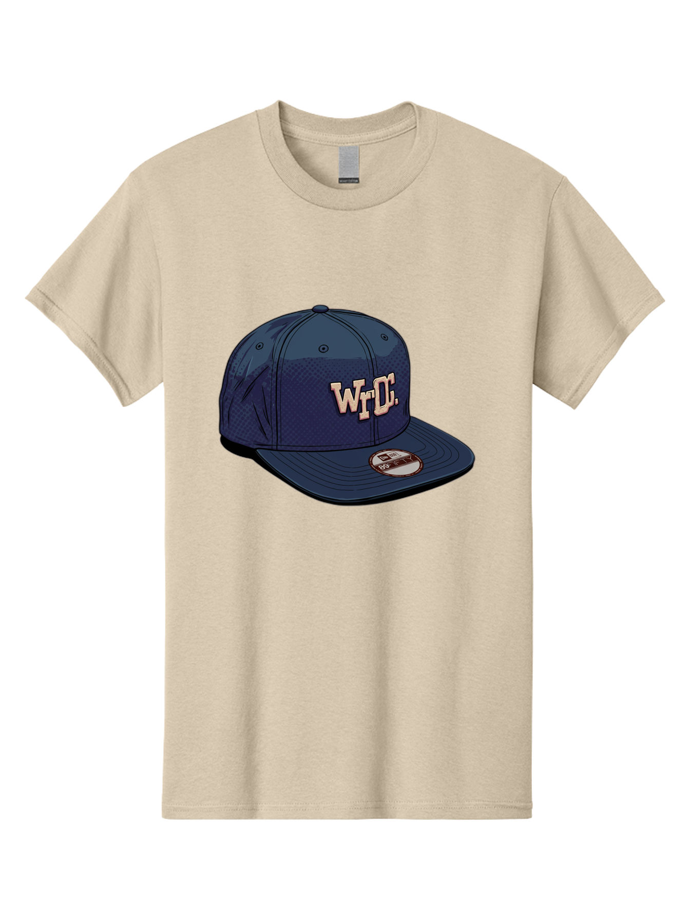 Wrdc-Baseball-Cap Men'S Graphic Tee, 100% Cotton, Comfortable Casual Summer Wear, Machine Washable, Navy Blue Baseball Cap, Trendy Hat, Streetwear Fashion, Wrdc Logo, New Era 59Fifty, Sports Apparel, Logo Design, Fashion Accessory Bad934 13