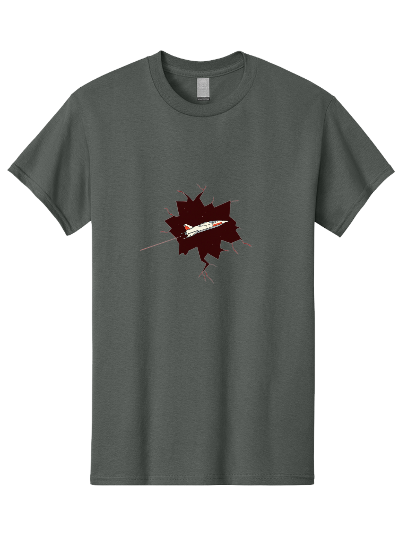 X-15 Men'S Graphic Tee, 100% Cotton, Comfortable Casual Summer Wear, Machine Washable, X-15 Rocket-Powered Aircraft, Breaking Through, Hypersonic Flight, Spaceplane Technology, Experimental Aviation, Nasa Research, High-Speed Aircraft Bad935 15