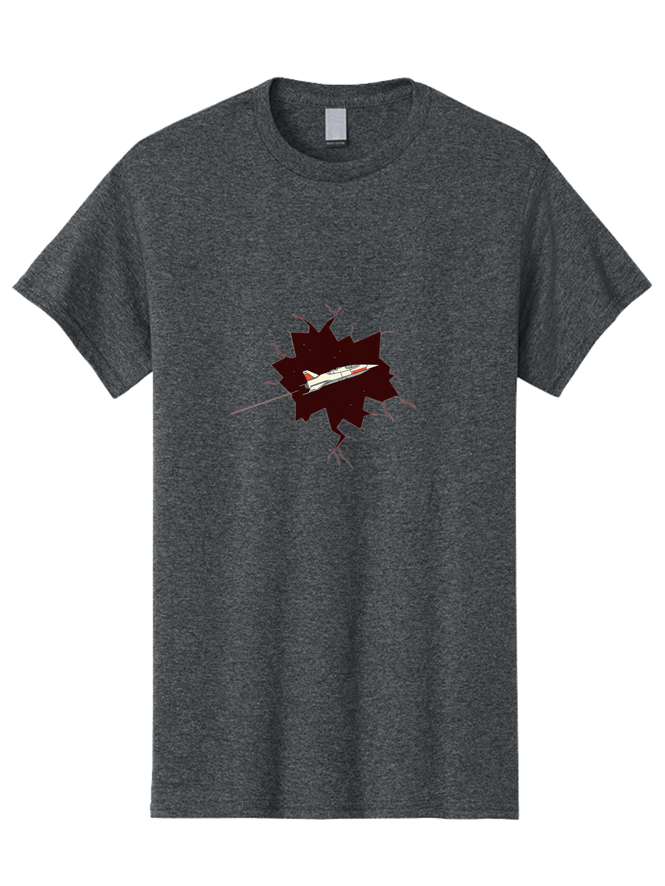 X-15 Men'S Graphic Tee, 100% Cotton, Comfortable Casual Summer Wear, Machine Washable, X-15 Rocket-Powered Aircraft, Breaking Through, Hypersonic Flight, Spaceplane Technology, Experimental Aviation, Nasa Research, High-Speed Aircraft Bad935 3