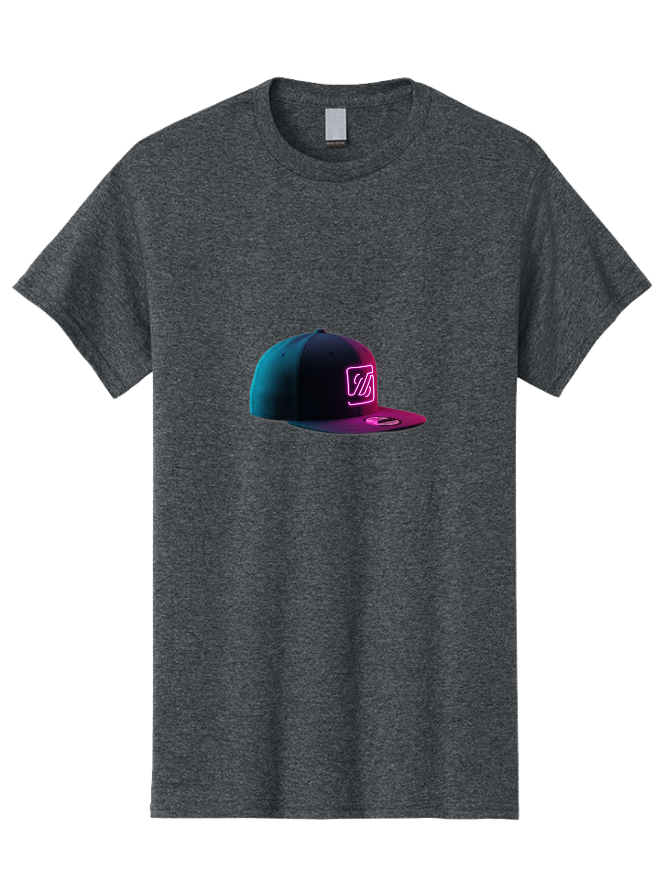 Yd-Logo-Cap Men'S Graphic Tee, 100% Cotton, Comfortable Casual Summer Wear, Machine Washable, Black Baseball Cap, Snapback Hat, Neon Pink Logo, Zild Branding, Streetwear Fashion, Trendy Accessories, Bold Design, Modern Style, Edgy Look Bad936 5