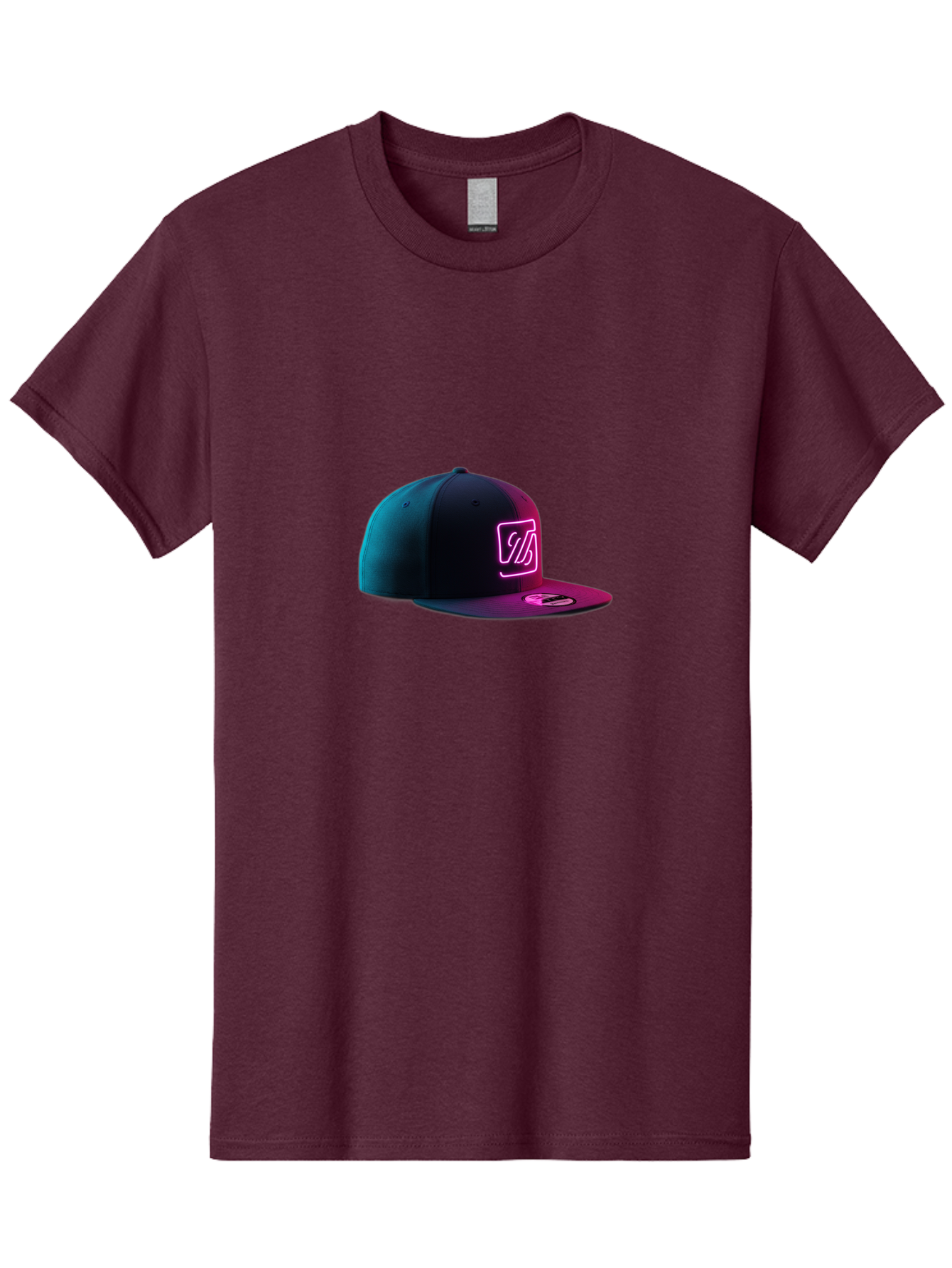 Yd-Logo-Cap Men'S Graphic Tee, 100% Cotton, Comfortable Casual Summer Wear, Machine Washable, Black Baseball Cap, Snapback Hat, Neon Pink Logo, Zild Branding, Streetwear Fashion, Trendy Accessories, Bold Design, Modern Style, Edgy Look Bad936 14