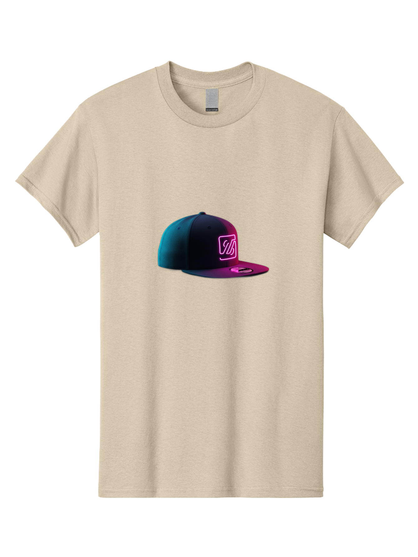 Yd-Logo-Cap Men'S Graphic Tee, 100% Cotton, Comfortable Casual Summer Wear, Machine Washable, Black Baseball Cap, Snapback Hat, Neon Pink Logo, Zild Branding, Streetwear Fashion, Trendy Accessories, Bold Design, Modern Style, Edgy Look Bad936 15