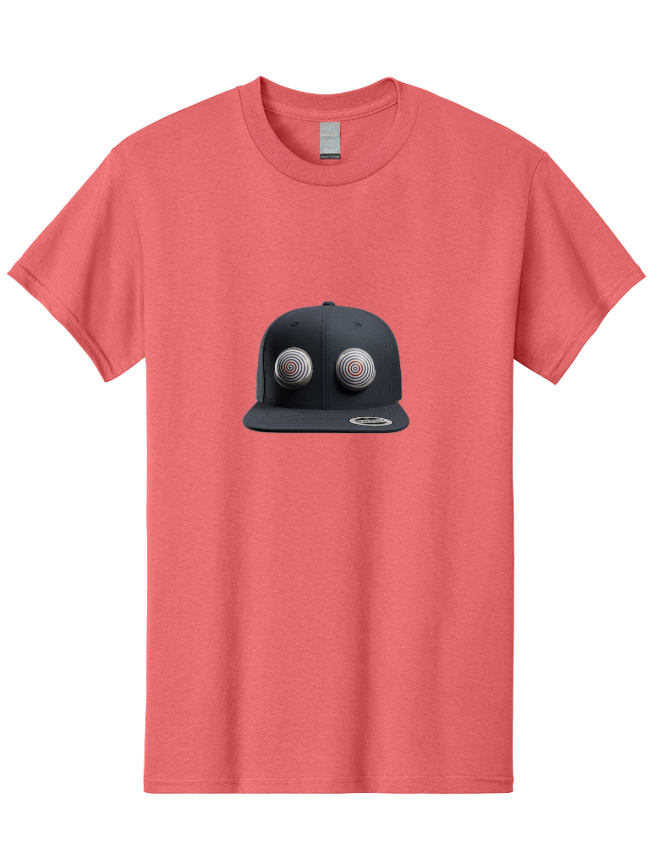 Yeezy-Gap-Cap Men'S Graphic Tee, 100% Cotton, Comfortable Casual Summer Wear, Machine Washable, Black Baseball Cap, Silver Spiral Designs, Eye-Catching Details, Sleek Hat Design, Fashion Accessory, Urban Style, Modern Headwear, Black Cap, Bad937 11