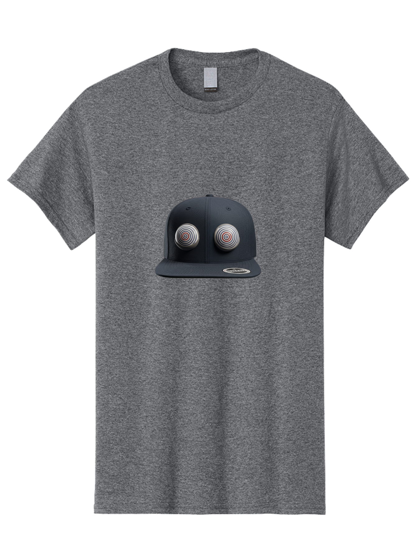 Yeezy-Gap-Cap Men'S Graphic Tee, 100% Cotton, Comfortable Casual Summer Wear, Machine Washable, Black Baseball Cap, Silver Spiral Designs, Eye-Catching Details, Sleek Hat Design, Fashion Accessory, Urban Style, Modern Headwear, Black Cap, Bad937 8