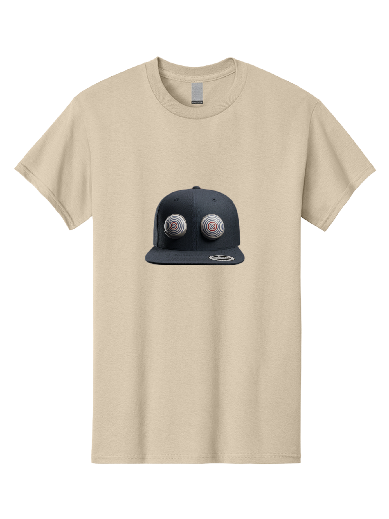 Yeezy-Gap-Cap Men'S Graphic Tee, 100% Cotton, Comfortable Casual Summer Wear, Machine Washable, Black Baseball Cap, Silver Spiral Designs, Eye-Catching Details, Sleek Hat Design, Fashion Accessory, Urban Style, Modern Headwear, Black Cap, Bad937 10