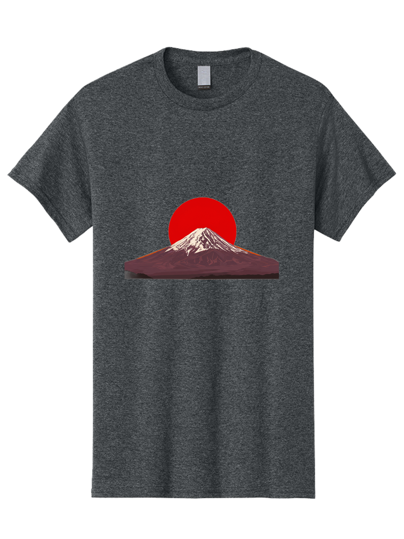 Mount-Fuji-3 Men'S Graphic Tee, 100% Cotton, Comfortable Casual Summer Wear, Machine Washable, Mount Fuji, Red Sun, Japanese Landscape, Minimalist Design, Iconic Mountain, Vibrant Colors, Serene Atmosphere, Graphic Art Bad968 9