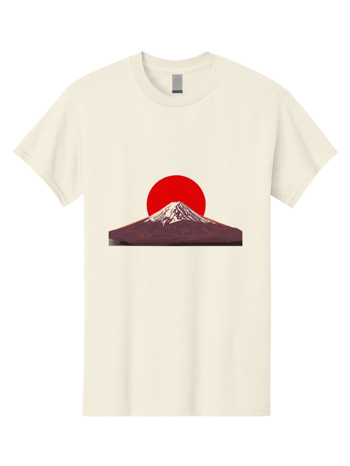 Mount-Fuji-3 Men'S Graphic Tee, 100% Cotton, Comfortable Casual Summer Wear, Machine Washable, Mount Fuji, Red Sun, Japanese Landscape, Minimalist Design, Iconic Mountain, Vibrant Colors, Serene Atmosphere, Graphic Art Bad968 13