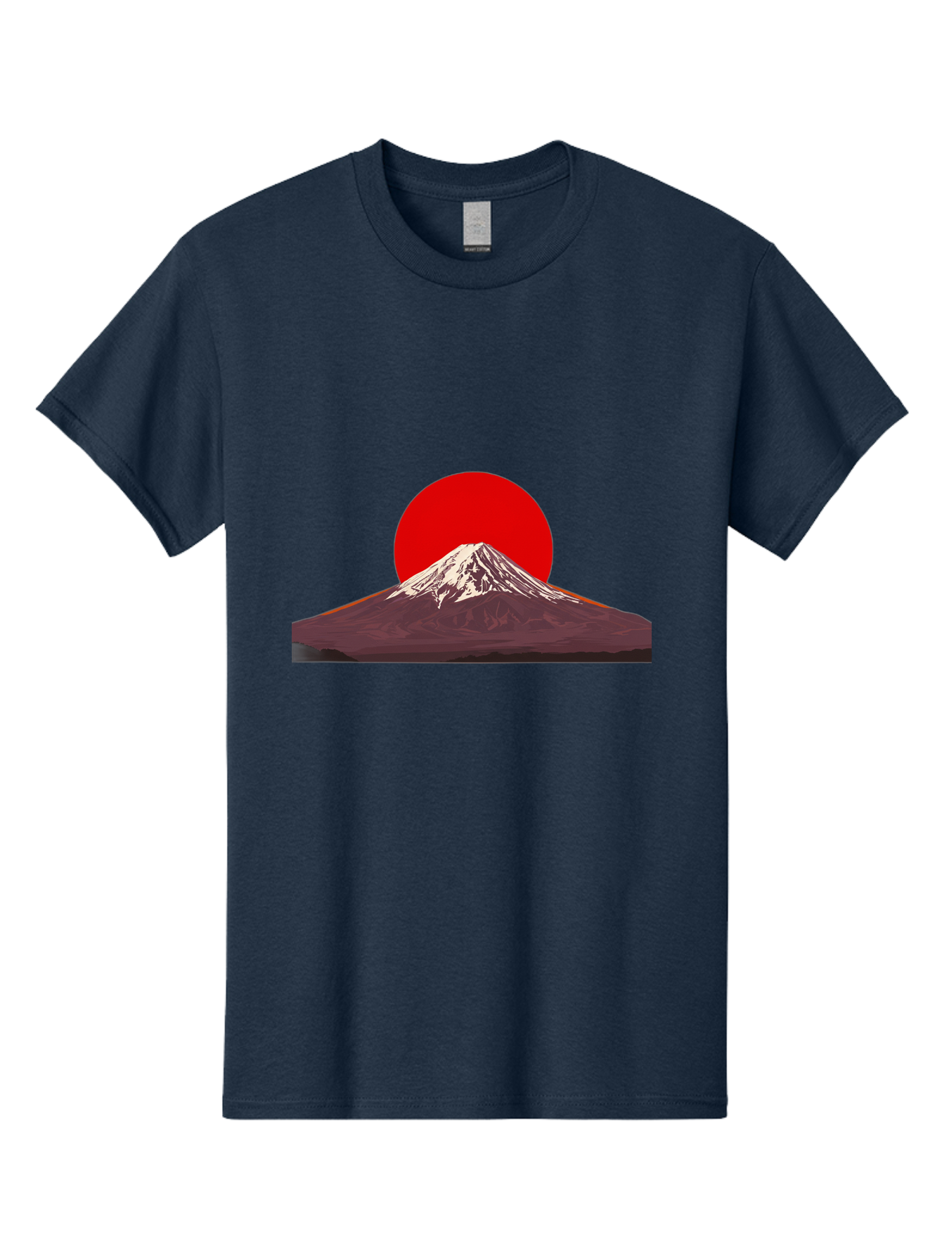 Mount-Fuji-3 Men'S Graphic Tee, 100% Cotton, Comfortable Casual Summer Wear, Machine Washable, Mount Fuji, Red Sun, Japanese Landscape, Minimalist Design, Iconic Mountain, Vibrant Colors, Serene Atmosphere, Graphic Art Bad968 12