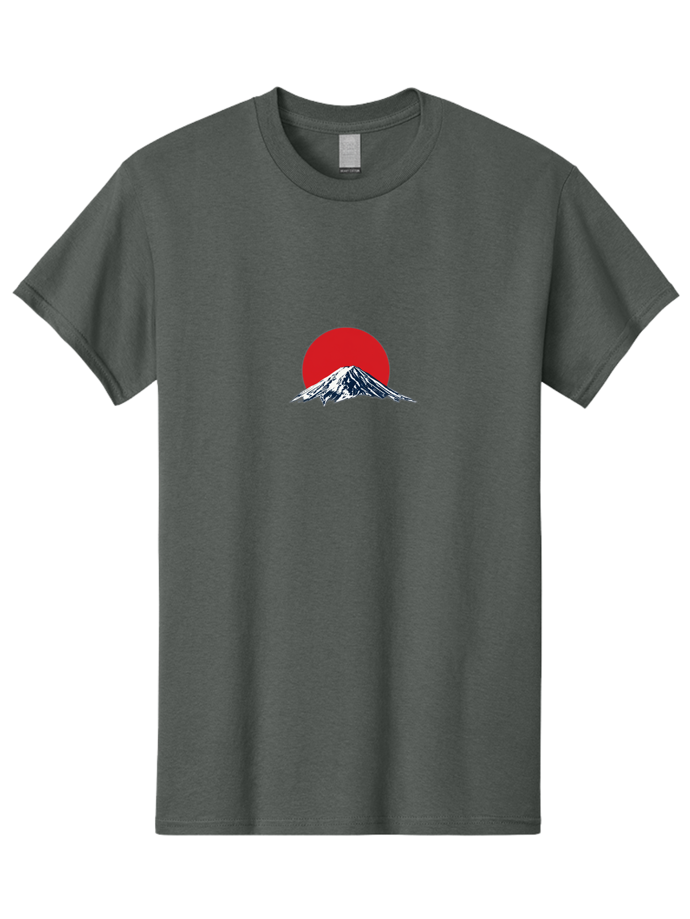 Mount-Fuji-4 Men'S Graphic Tee, 100% Cotton, Comfortable Casual Summer Wear, Machine Washable, Mount Fuji Landscape, Japanese Mountain Scenery, Red Sun, Snow-Capped Peak, Minimalist Design, Iconic Landmark, Serene Atmosphere Bad969 13
