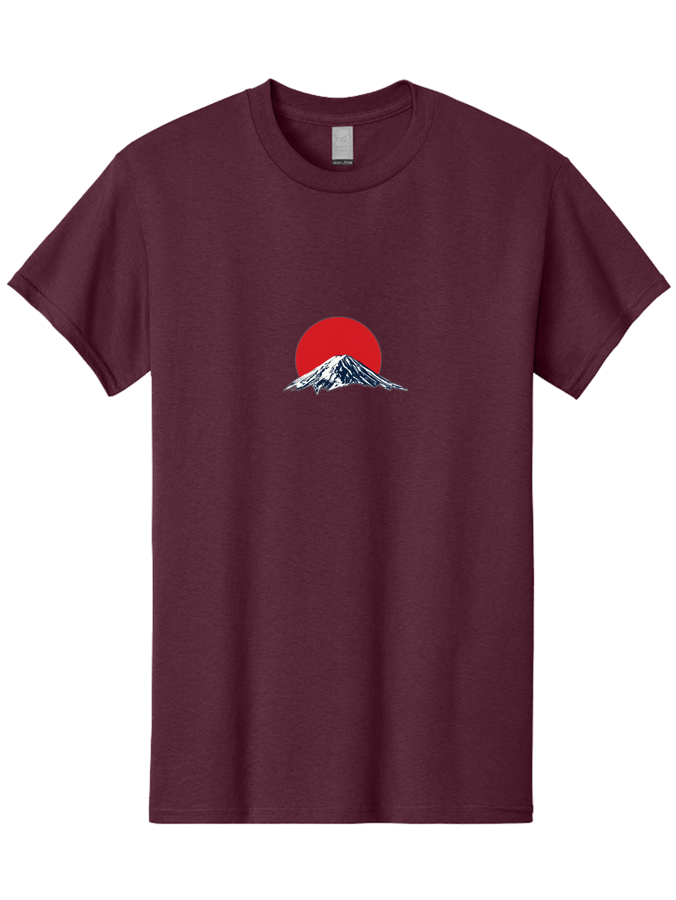 Mount-Fuji-4 Men'S Graphic Tee, 100% Cotton, Comfortable Casual Summer Wear, Machine Washable, Mount Fuji Landscape, Japanese Mountain Scenery, Red Sun, Snow-Capped Peak, Minimalist Design, Iconic Landmark, Serene Atmosphere Bad969 12
