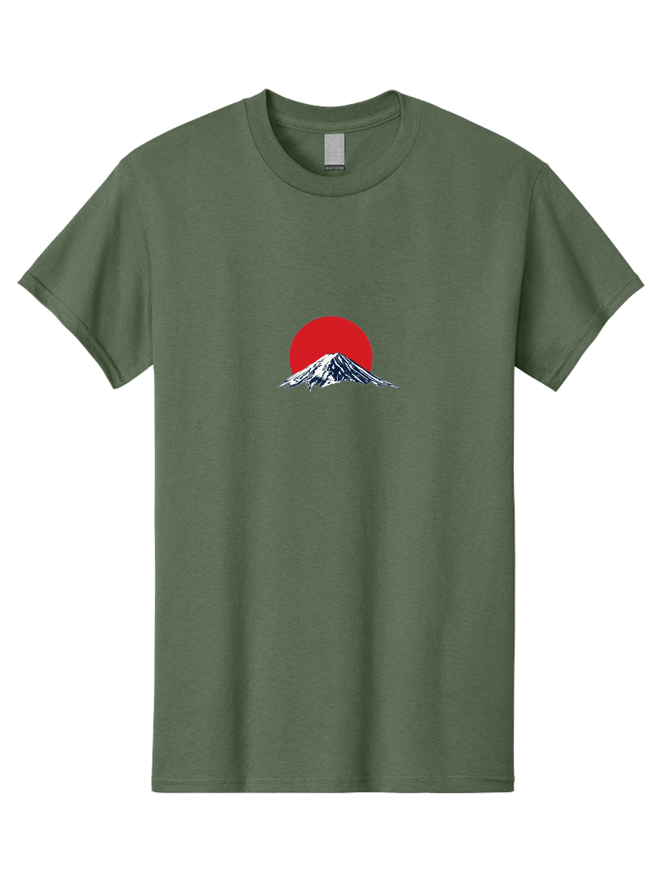 Mount-Fuji-4 Men'S Graphic Tee, 100% Cotton, Comfortable Casual Summer Wear, Machine Washable, Mount Fuji Landscape, Japanese Mountain Scenery, Red Sun, Snow-Capped Peak, Minimalist Design, Iconic Landmark, Serene Atmosphere Bad969 6