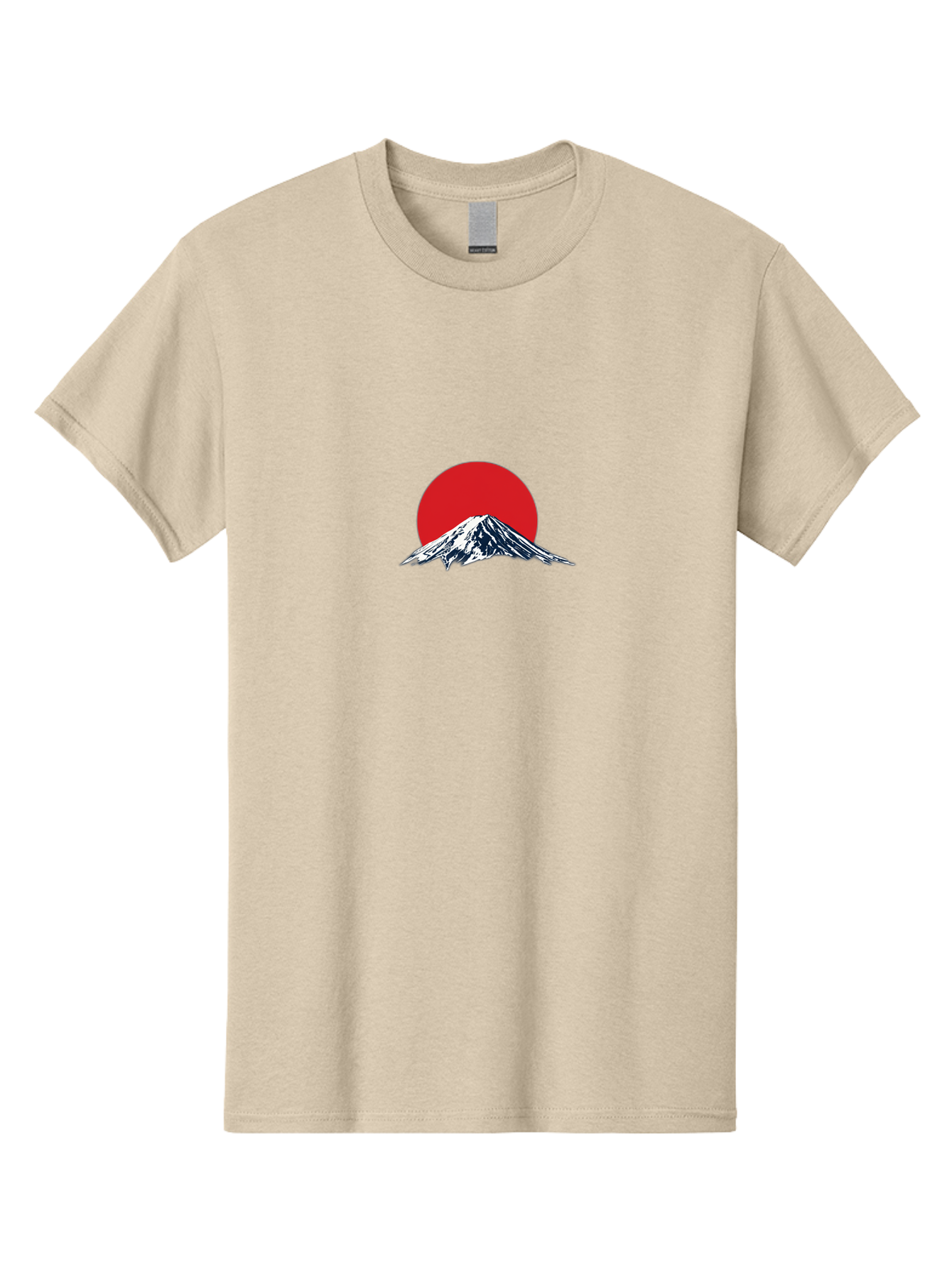 Mount-Fuji-4 Men'S Graphic Tee, 100% Cotton, Comfortable Casual Summer Wear, Machine Washable, Mount Fuji Landscape, Japanese Mountain Scenery, Red Sun, Snow-Capped Peak, Minimalist Design, Iconic Landmark, Serene Atmosphere Bad969 11