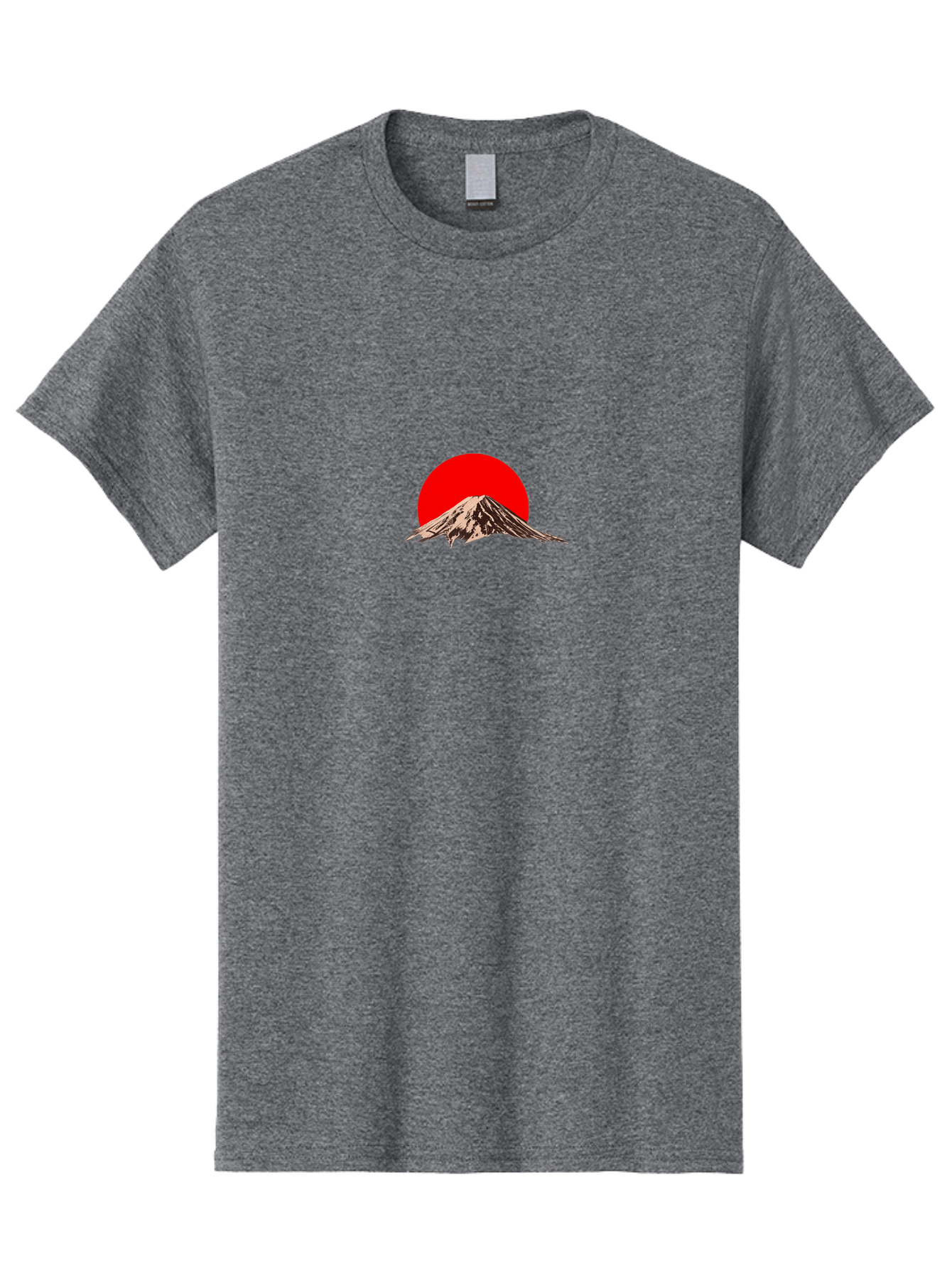 Mount-Fuji-5 Men'S Graphic Tee, 100% Cotton, Comfortable Casual Summer Wear, Machine Washable, Mount Fuji, Japanese Mountain, Iconic Landmark, Red Sun, Serene Landscape, Peaceful Atmosphere, Traditional Japan, Cultural Heritage, Bad970 4