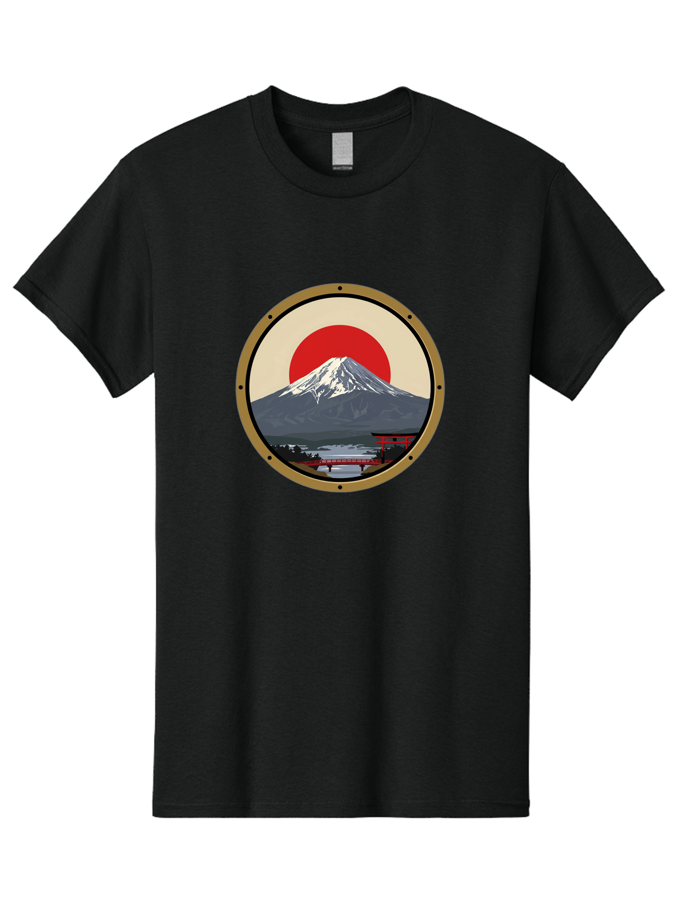 Mount-Fuji-8 Men'S Graphic Tee, 100% Cotton, Comfortable Casual Summer Wear, Machine Washable, Mount Fuji Landscape, Red Torii Gate, Serene Lake, Japanese Scenery, Red Bridge, Sunrise, Iconic Landmark, Beautiful Mountain Bad973 15
