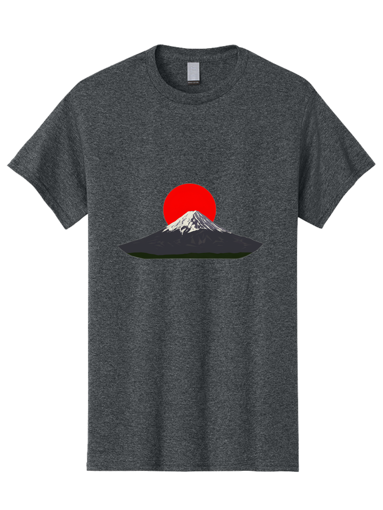 Mount-Fuji-9 Men'S Graphic Tee, 100% Cotton, Comfortable Casual Summer Wear, Machine Washable, Mount Fuji Silhouette, Red Sun, Japanese Landscape, Minimalist Design, Iconic Mountain, Serene Atmosphere, Cultural Symbol, Japan Tourism Bad974 7