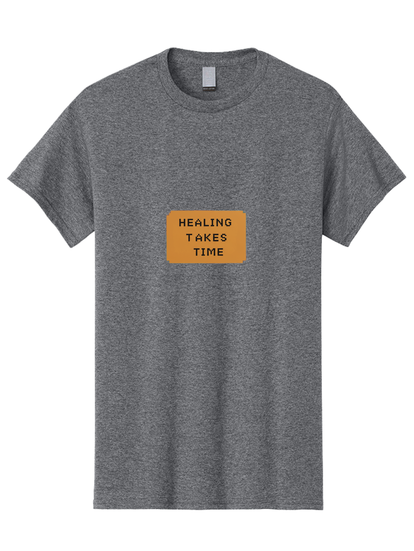Healing-Takes-Time-1 Men'S Graphic Tee, 100% Cotton, Comfortable Casual Summer Wear, Machine Washable, Healing Takes Time, Motivational Quote, Inspirational Message, Mental Health Awareness, Self Care Reminder, Positive Affirmation, Bae031 7