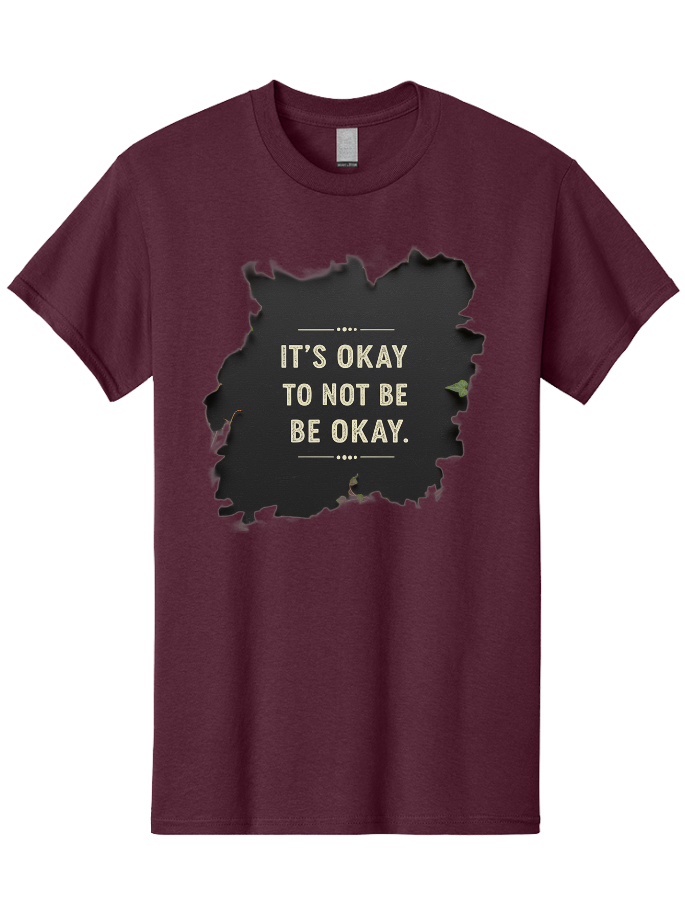 It-S-Okay-To-Not-Be-Okay-5 Men'S Graphic Tee, 100% Cotton, Comfortable Casual Summer Wear, Machine Washable, Mental Health Awareness, Inspirational Quote, Emotional Support, Self Care, Positive Affirmation, Motivational Message, Bae054 10