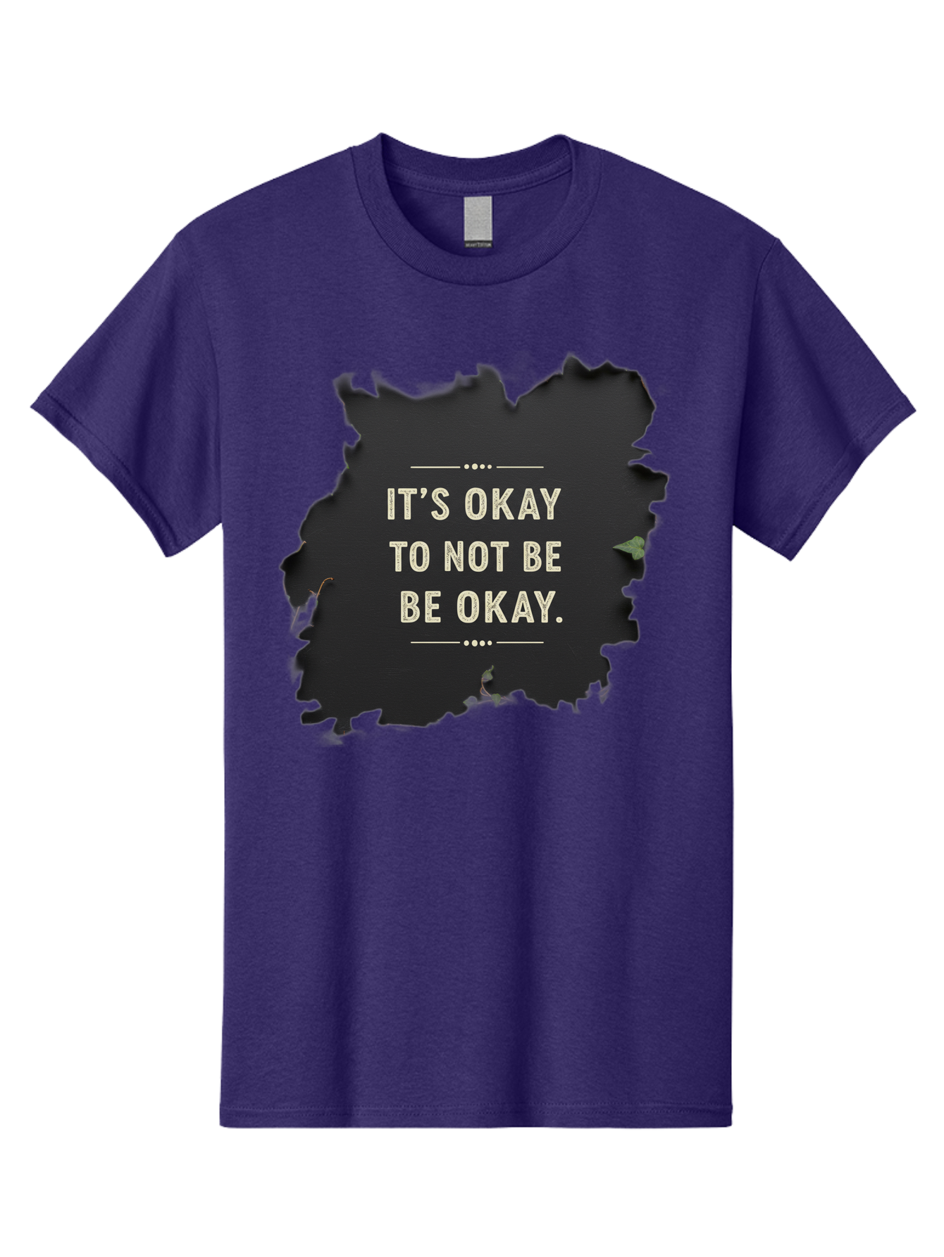 It-S-Okay-To-Not-Be-Okay-5 Men'S Graphic Tee, 100% Cotton, Comfortable Casual Summer Wear, Machine Washable, Mental Health Awareness, Inspirational Quote, Emotional Support, Self Care, Positive Affirmation, Motivational Message, Bae054 11