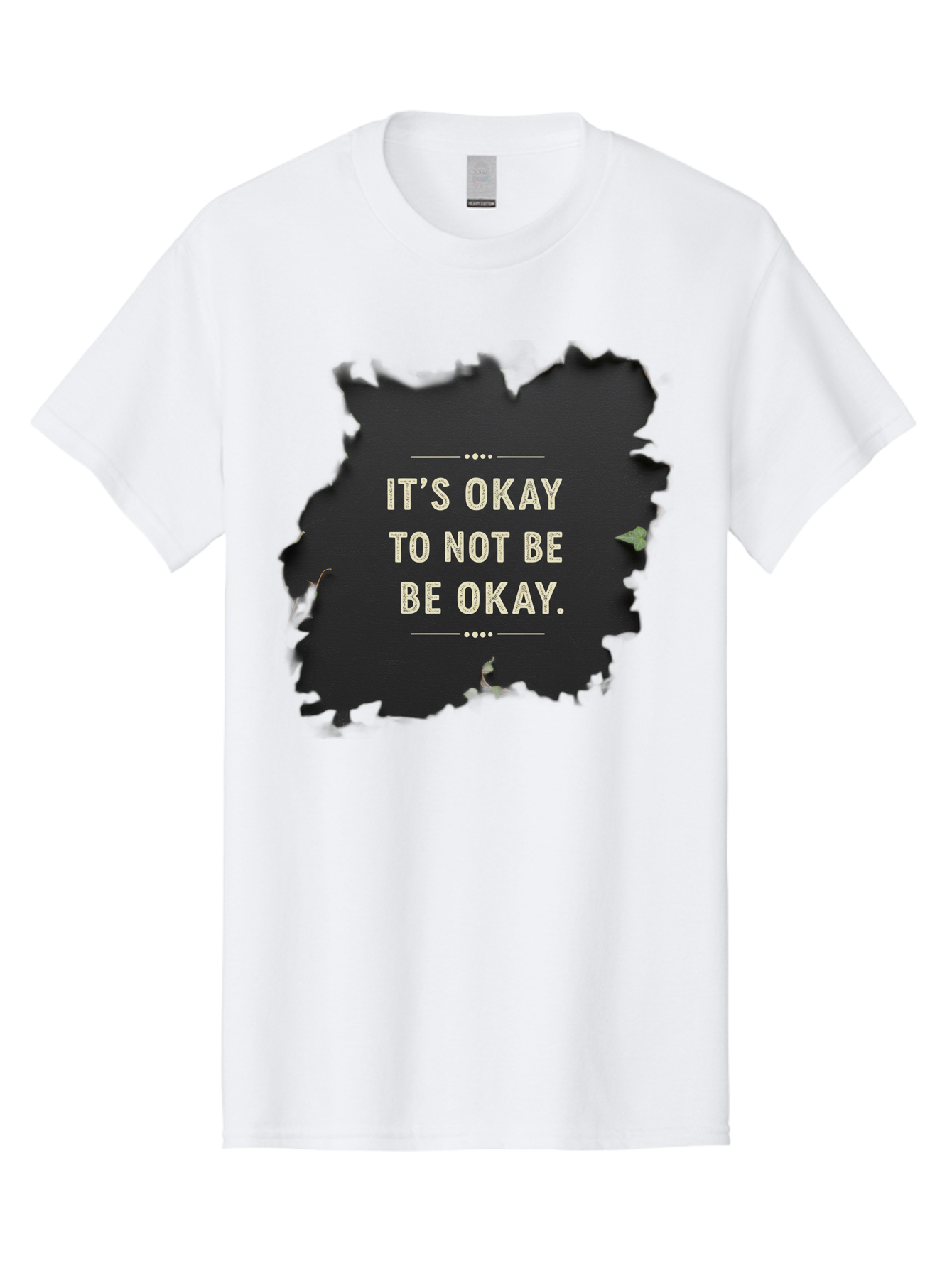 It-S-Okay-To-Not-Be-Okay-5 Men'S Graphic Tee, 100% Cotton, Comfortable Casual Summer Wear, Machine Washable, Mental Health Awareness, Inspirational Quote, Emotional Support, Self Care, Positive Affirmation, Motivational Message, Bae054 15