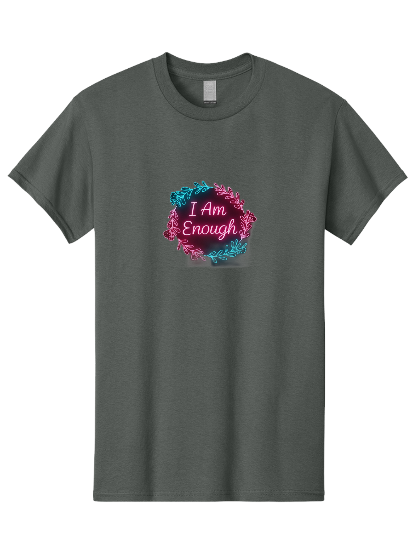 I-Am-Enough-2 Men'S Graphic Tee, 100% Cotton, Comfortable Casual Summer Wear, Machine Washable, Empowerment Message, Motivational Quote, Self Love, Personal Growth, Positive Affirmation, Inspirational Words, Mental Wellness, I Am Enough Bae206 14