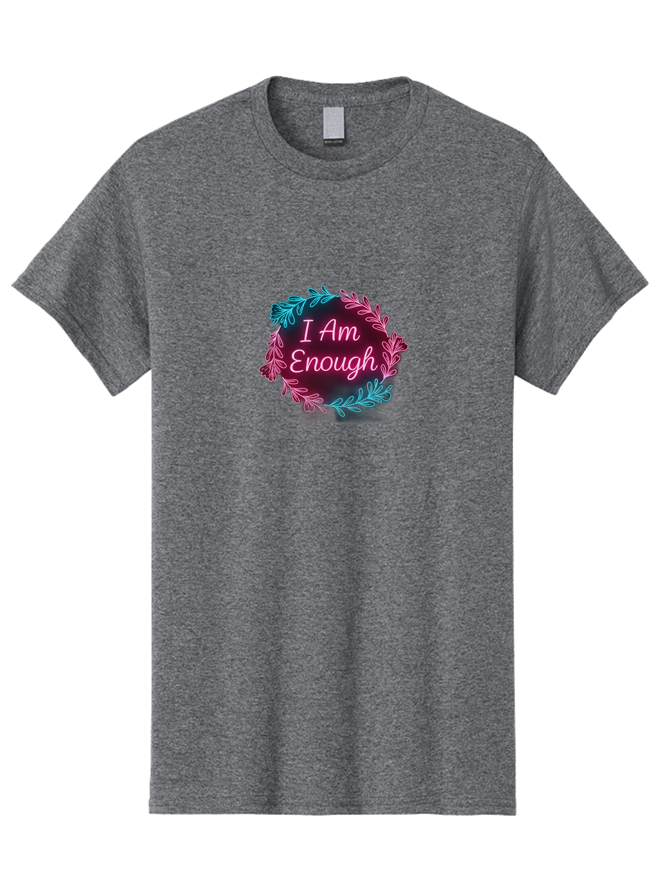 I-Am-Enough-2 Men'S Graphic Tee, 100% Cotton, Comfortable Casual Summer Wear, Machine Washable, Empowerment Message, Motivational Quote, Self Love, Personal Growth, Positive Affirmation, Inspirational Words, Mental Wellness, I Am Enough Bae206 10