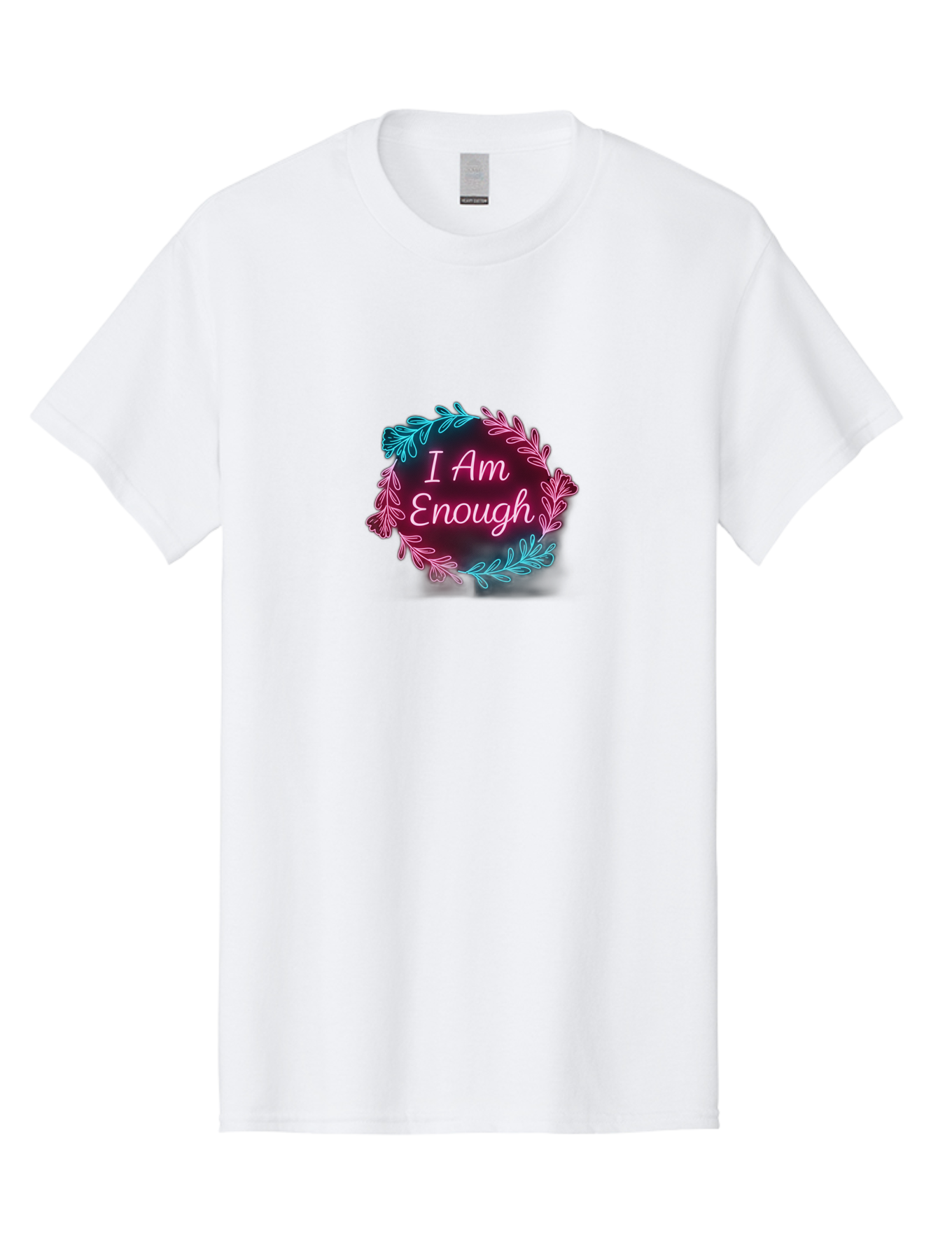 I-Am-Enough-2 Men'S Graphic Tee, 100% Cotton, Comfortable Casual Summer Wear, Machine Washable, Empowerment Message, Motivational Quote, Self Love, Personal Growth, Positive Affirmation, Inspirational Words, Mental Wellness, I Am Enough Bae206 11