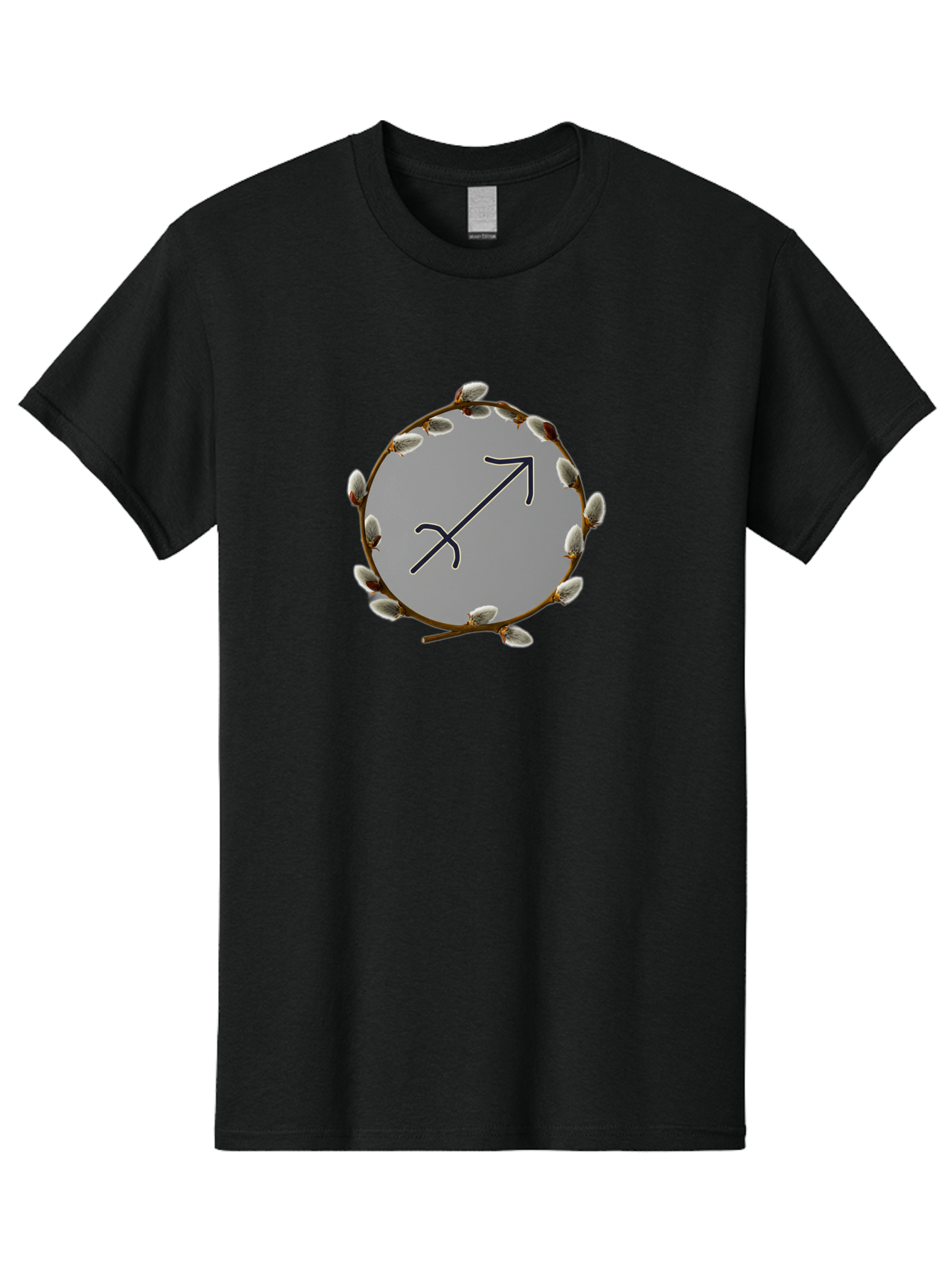 Sagittarius-Zodiac-Sign Men'S Graphic Tee, 100% Cotton, Comfortable Casual Summer Wear, Machine Washable, Sagittarius Zodiac Symbol, Astrology Sign, Arrow Symbol, Mystical Graphics, Spiritual Imagery, Esoteric Art Bae262 5