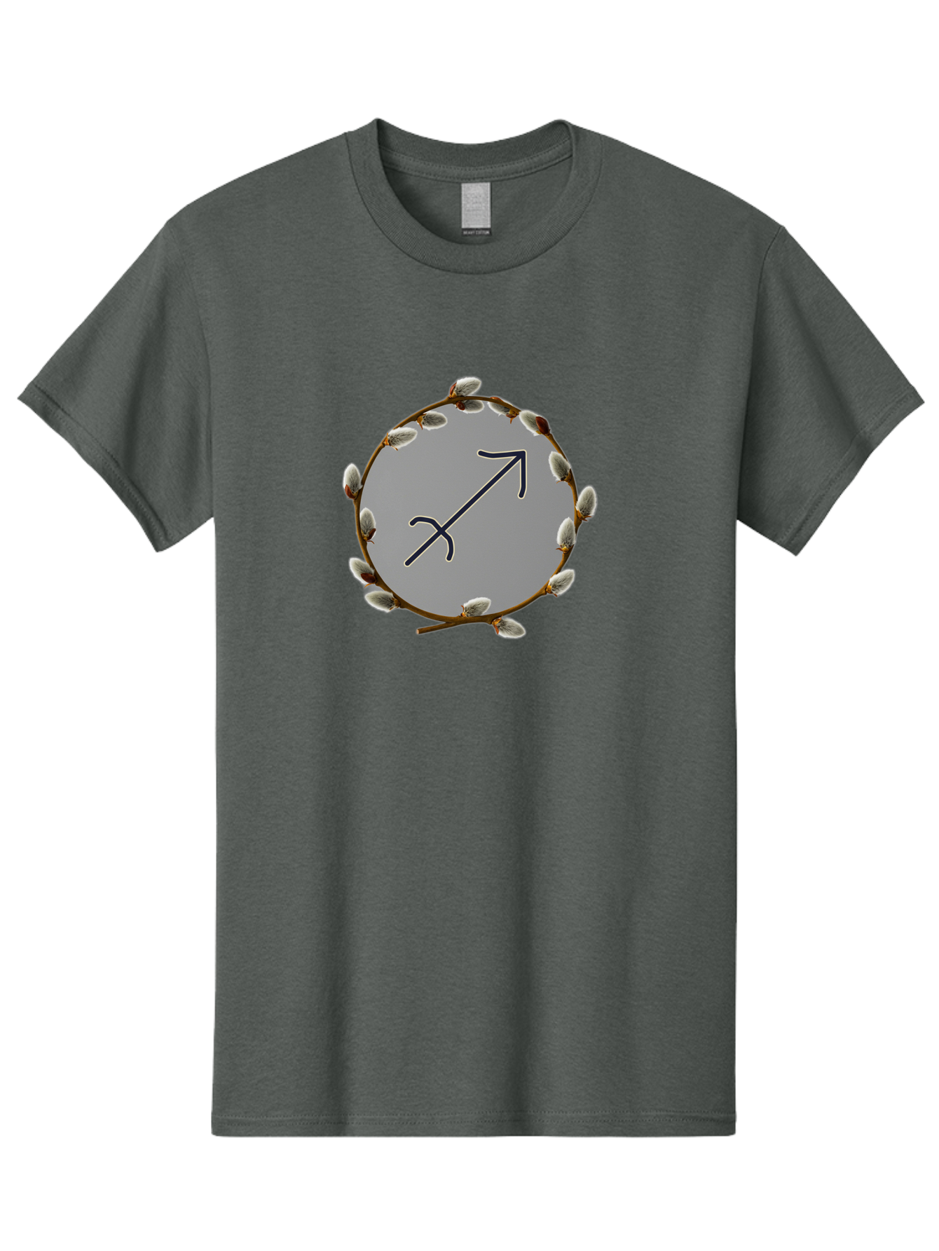 Sagittarius-Zodiac-Sign Men'S Graphic Tee, 100% Cotton, Comfortable Casual Summer Wear, Machine Washable, Sagittarius Zodiac Symbol, Astrology Sign, Arrow Symbol, Mystical Graphics, Spiritual Imagery, Esoteric Art Bae262 4