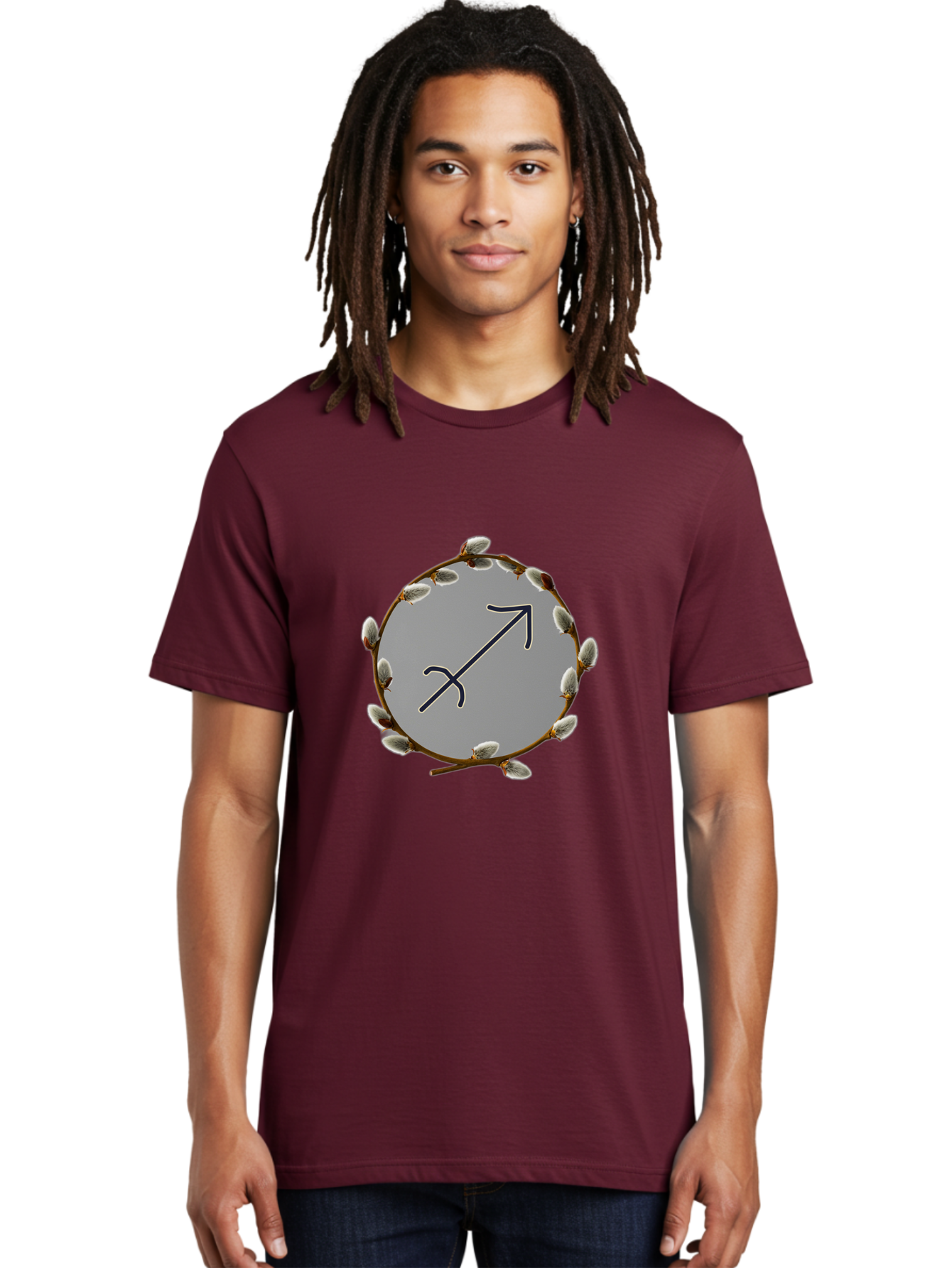 Sagittarius-Zodiac-Sign Men'S Graphic Tee, 100% Cotton, Comfortable Casual Summer Wear, Machine Washable, Sagittarius Zodiac Symbol, Astrology Sign, Arrow Symbol, Mystical Graphics, Spiritual Imagery, Esoteric Art Bae262 24