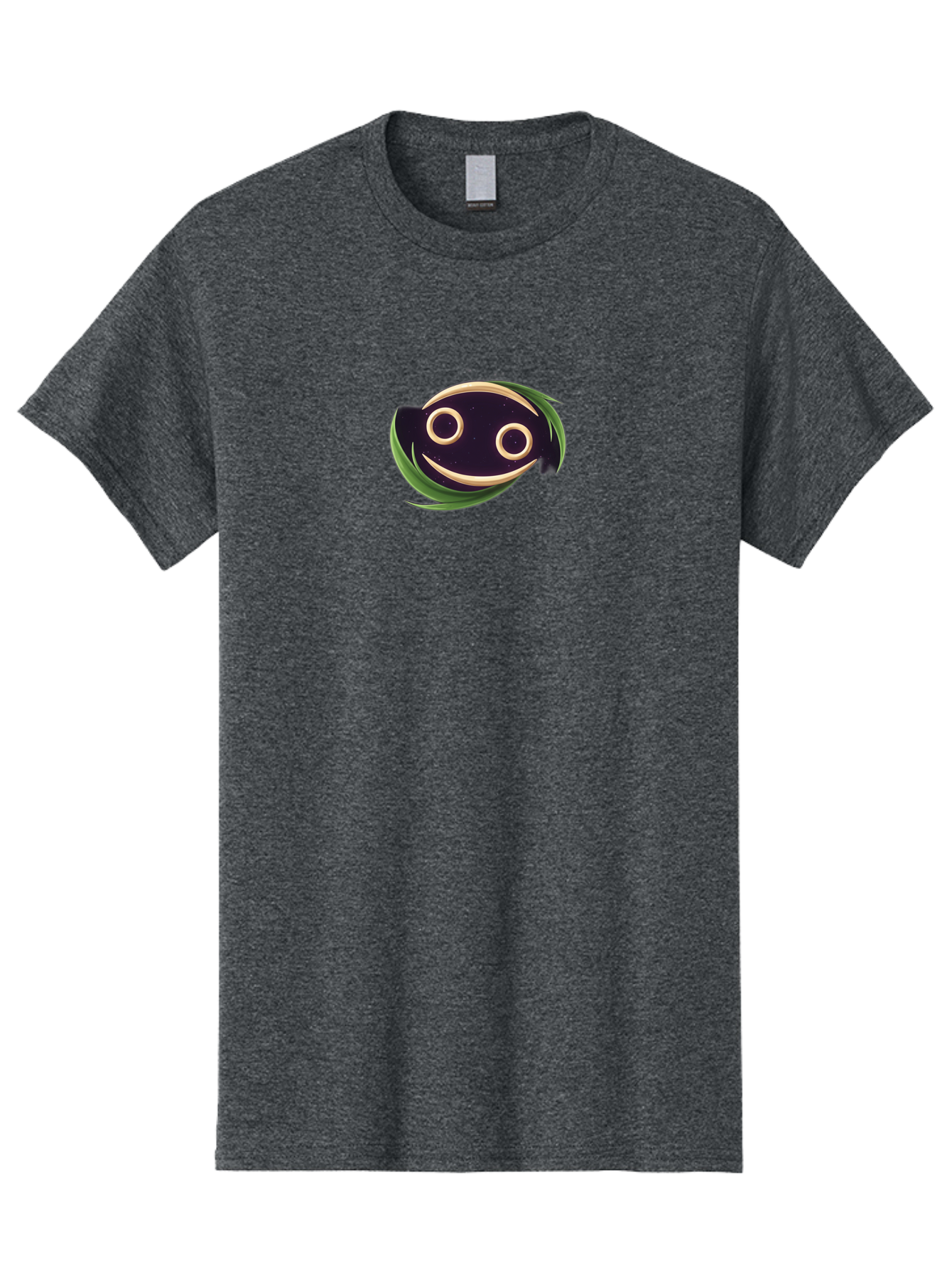Smiley-Face-Logo Men'S Graphic Tee, 100% Cotton, Comfortable Casual Summer Wear, Machine Washable, Smiling Fish Logo, Cartoon Character Design, Playful Iconography, Simple Graphics, Friendly Face, Cute Illustration, Modern Branding Element, Bae284 9
