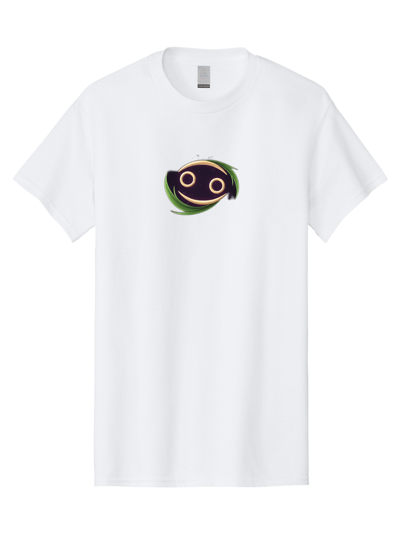 Smiley-Face-Logo Men'S Graphic Tee, 100% Cotton, Comfortable Casual Summer Wear, Machine Washable, Smiling Fish Logo, Cartoon Character Design, Playful Iconography, Simple Graphics, Friendly Face, Cute Illustration, Modern Branding Element, Bae284 10