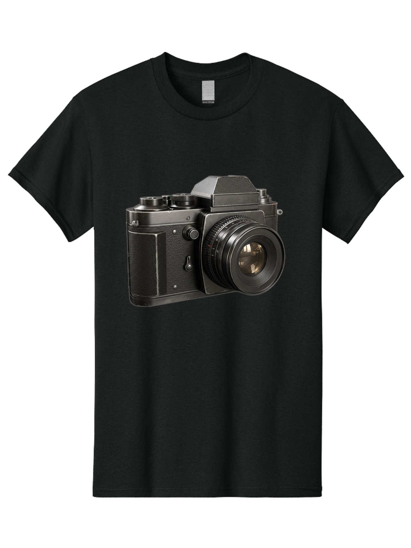 35Mm-Film-Camera Men'S Graphic Tee, 100% Cotton, Comfortable Casual Summer Wear, Machine Washable, Vintage Camera, Retro Photography, Classic Camera Design, Black Camera Body, Camera Lens, Photography Equipment, Analog Camera, Film Camera, Bae346 12
