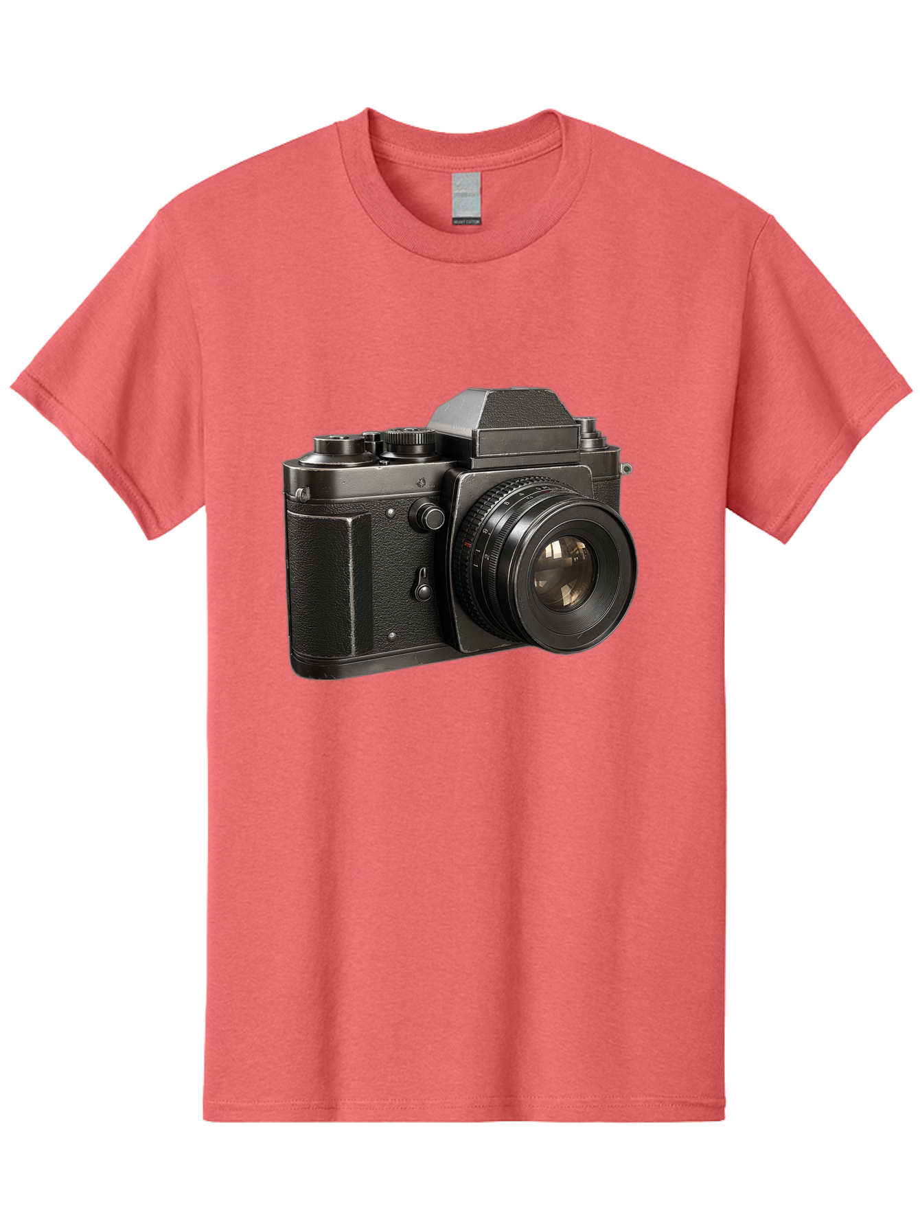 35Mm-Film-Camera Men'S Graphic Tee, 100% Cotton, Comfortable Casual Summer Wear, Machine Washable, Vintage Camera, Retro Photography, Classic Camera Design, Black Camera Body, Camera Lens, Photography Equipment, Analog Camera, Film Camera, Bae346 9