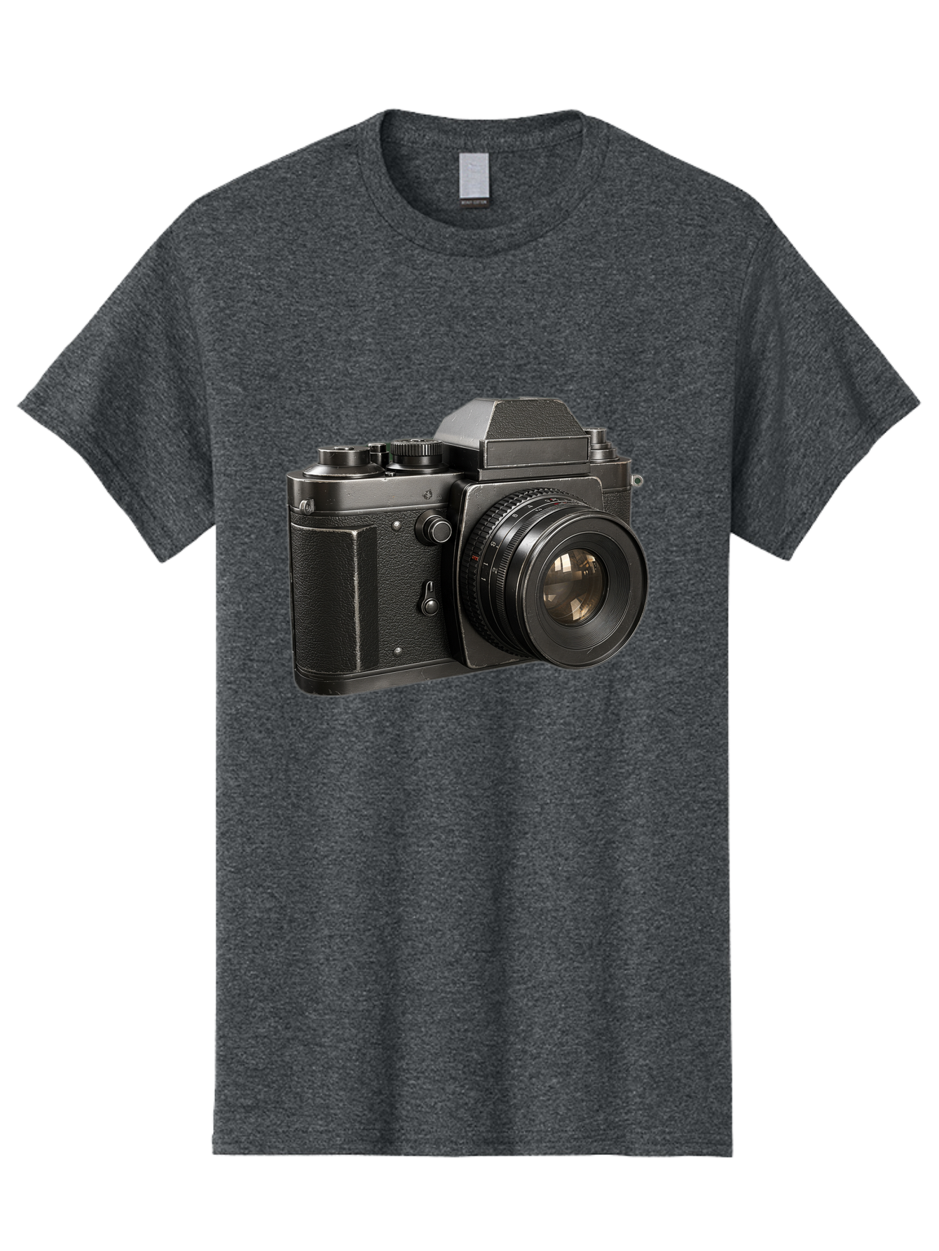 35Mm-Film-Camera Men'S Graphic Tee, 100% Cotton, Comfortable Casual Summer Wear, Machine Washable, Vintage Camera, Retro Photography, Classic Camera Design, Black Camera Body, Camera Lens, Photography Equipment, Analog Camera, Film Camera, Bae346 4