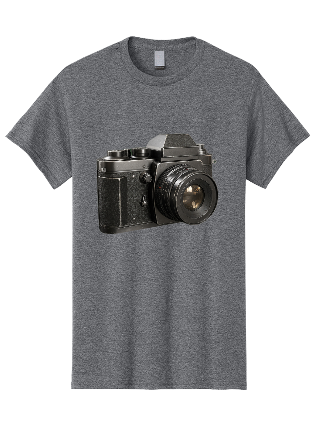 35Mm-Film-Camera Men'S Graphic Tee, 100% Cotton, Comfortable Casual Summer Wear, Machine Washable, Vintage Camera, Retro Photography, Classic Camera Design, Black Camera Body, Camera Lens, Photography Equipment, Analog Camera, Film Camera, Bae346 8