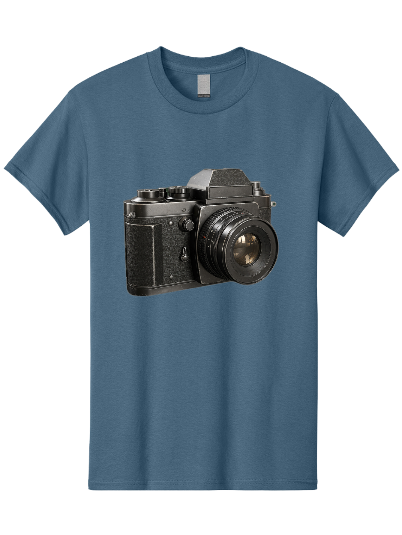 35Mm-Film-Camera Men'S Graphic Tee, 100% Cotton, Comfortable Casual Summer Wear, Machine Washable, Vintage Camera, Retro Photography, Classic Camera Design, Black Camera Body, Camera Lens, Photography Equipment, Analog Camera, Film Camera, Bae346 6