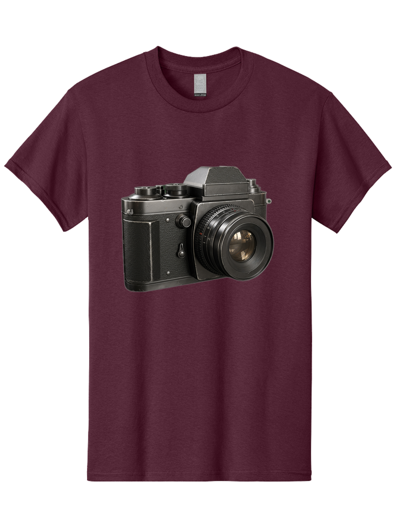 35Mm-Film-Camera Men'S Graphic Tee, 100% Cotton, Comfortable Casual Summer Wear, Machine Washable, Vintage Camera, Retro Photography, Classic Camera Design, Black Camera Body, Camera Lens, Photography Equipment, Analog Camera, Film Camera, Bae346 11
