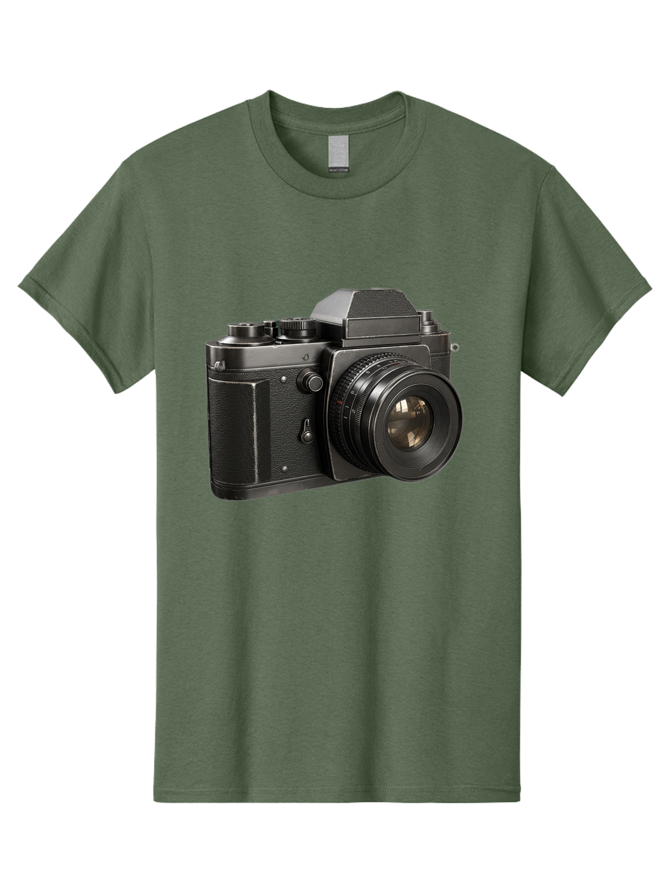35Mm-Film-Camera Men'S Graphic Tee, 100% Cotton, Comfortable Casual Summer Wear, Machine Washable, Vintage Camera, Retro Photography, Classic Camera Design, Black Camera Body, Camera Lens, Photography Equipment, Analog Camera, Film Camera, Bae346 13