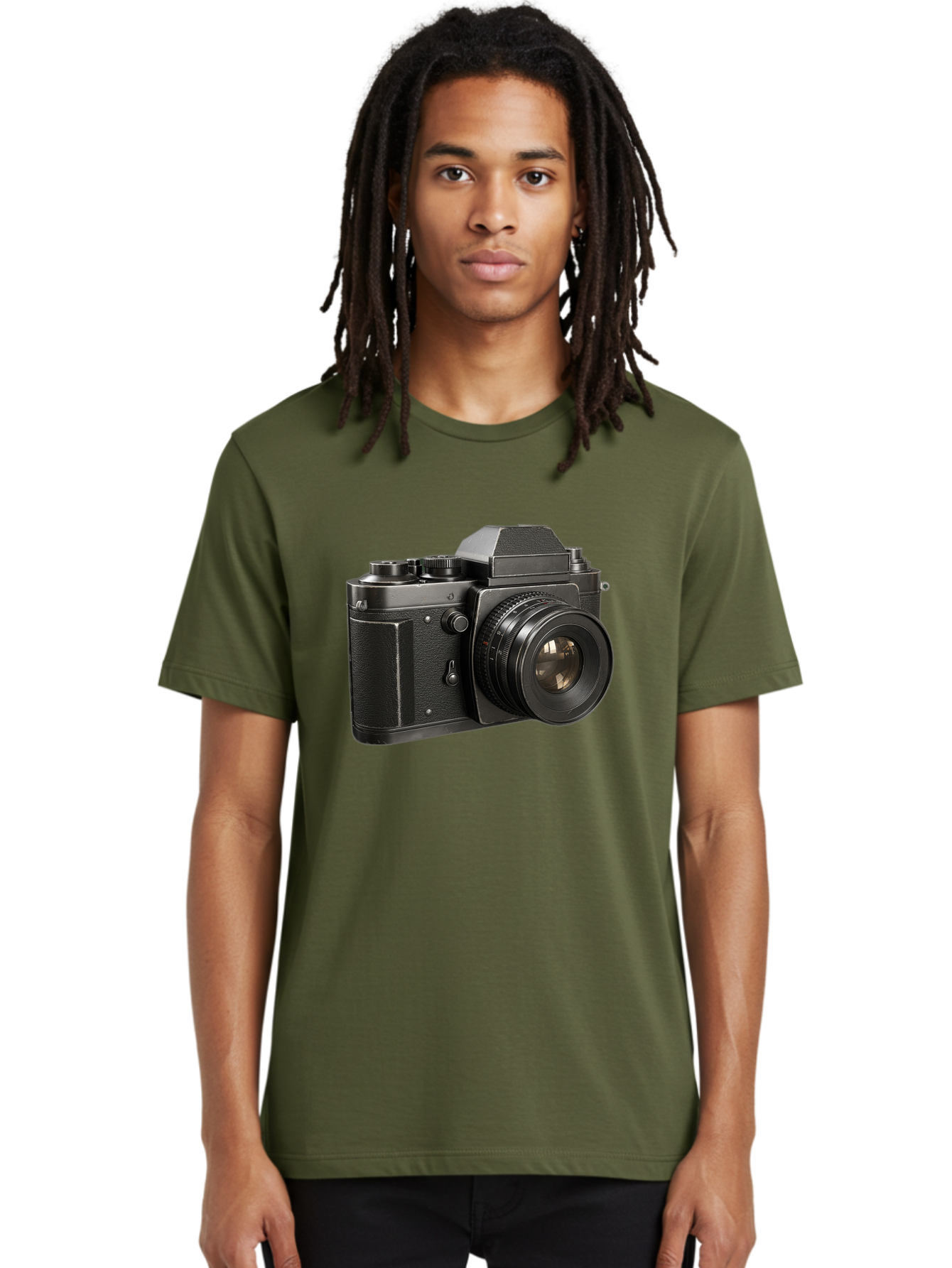 35Mm-Film-Camera Men'S Graphic Tee, 100% Cotton, Comfortable Casual Summer Wear, Machine Washable, Vintage Camera, Retro Photography, Classic Camera Design, Black Camera Body, Camera Lens, Photography Equipment, Analog Camera, Film Camera, Bae346 28