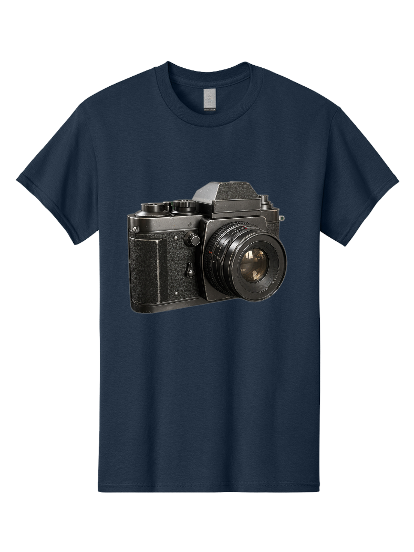 35Mm-Film-Camera Men'S Graphic Tee, 100% Cotton, Comfortable Casual Summer Wear, Machine Washable, Vintage Camera, Retro Photography, Classic Camera Design, Black Camera Body, Camera Lens, Photography Equipment, Analog Camera, Film Camera, Bae346 14
