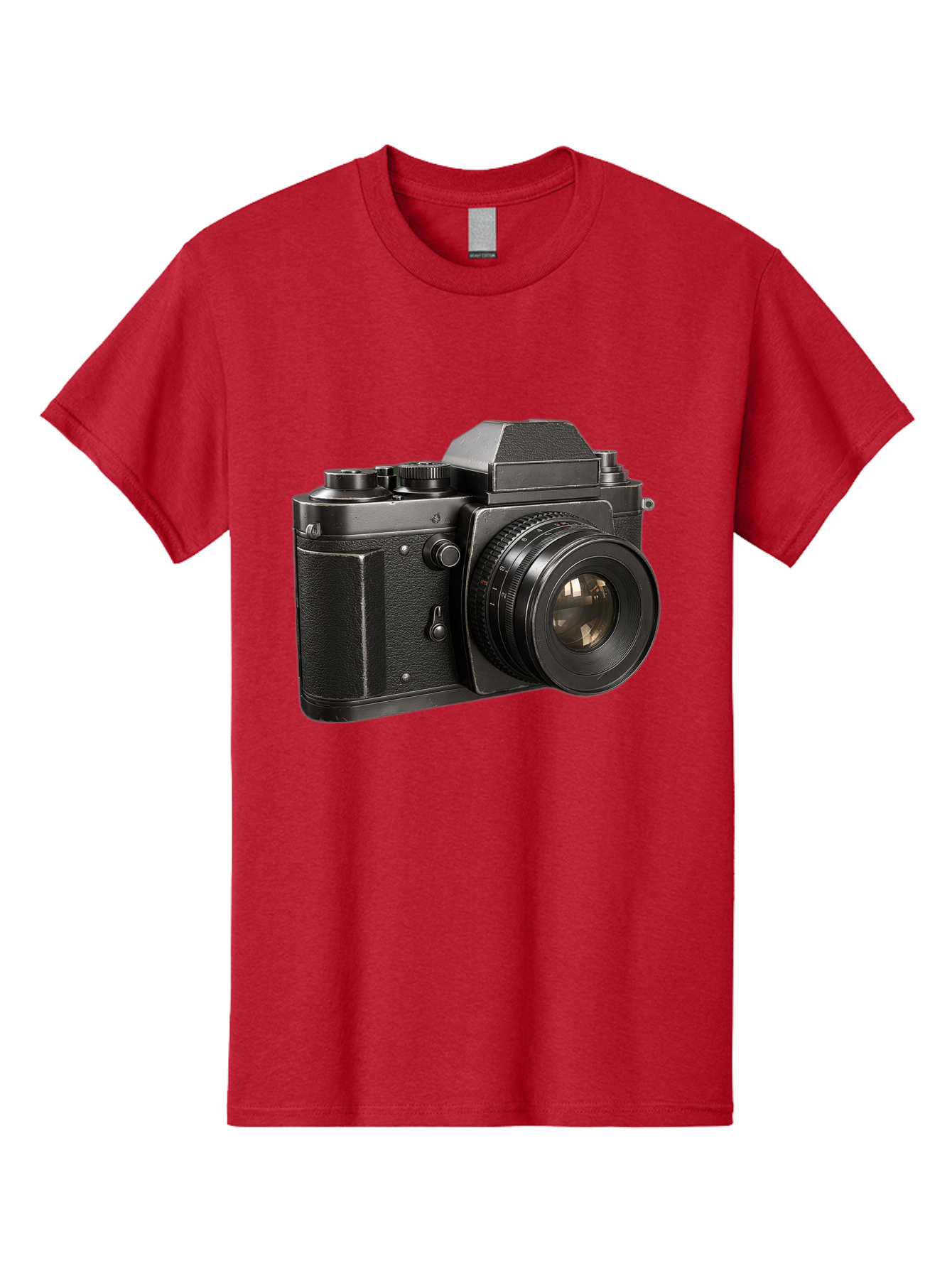35Mm-Film-Camera Men'S Graphic Tee, 100% Cotton, Comfortable Casual Summer Wear, Machine Washable, Vintage Camera, Retro Photography, Classic Camera Design, Black Camera Body, Camera Lens, Photography Equipment, Analog Camera, Film Camera, Bae346 5